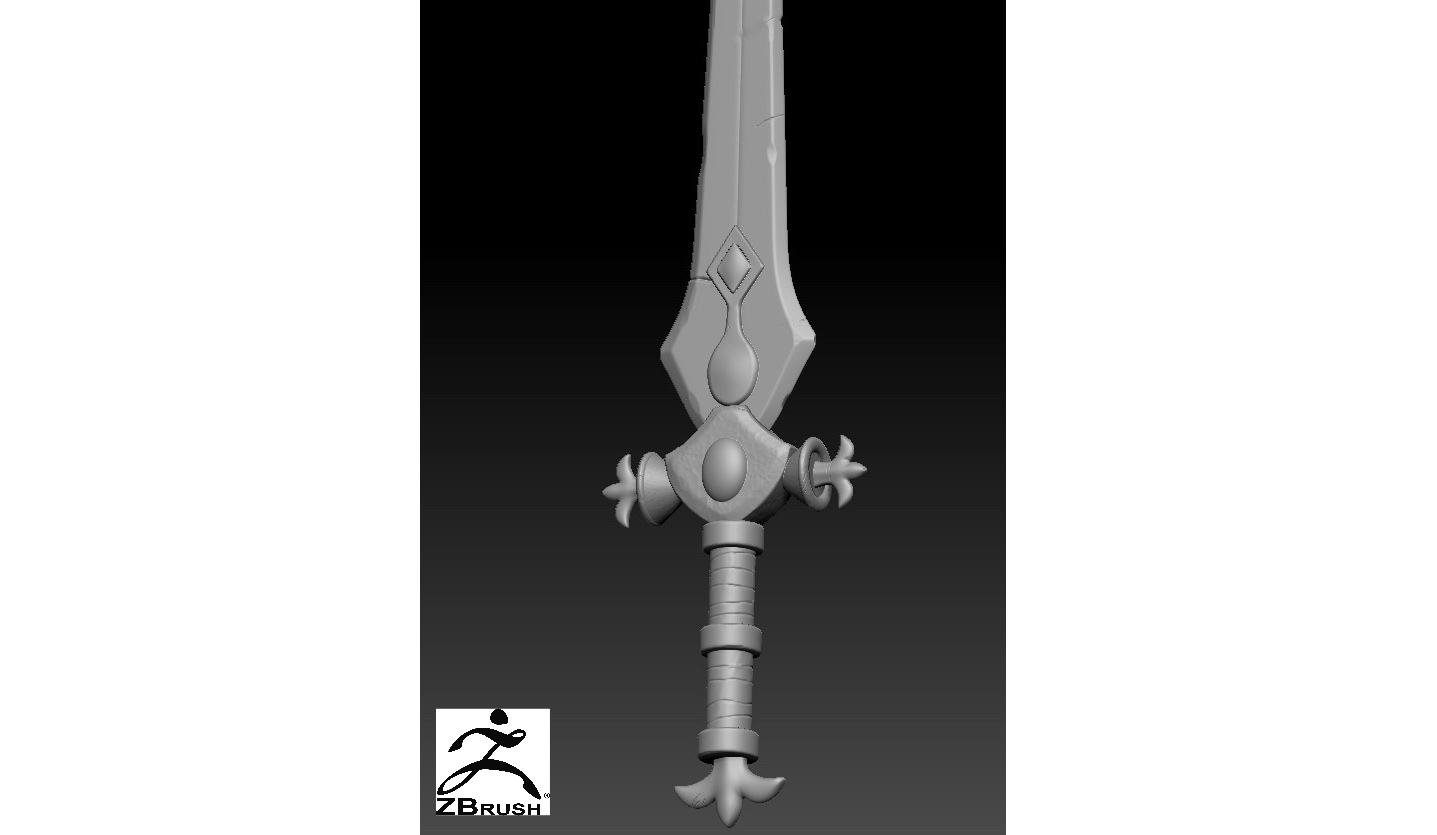 Sword 3D (game ready - high and low poly) — Изображение №1 — 3D на Dprofile