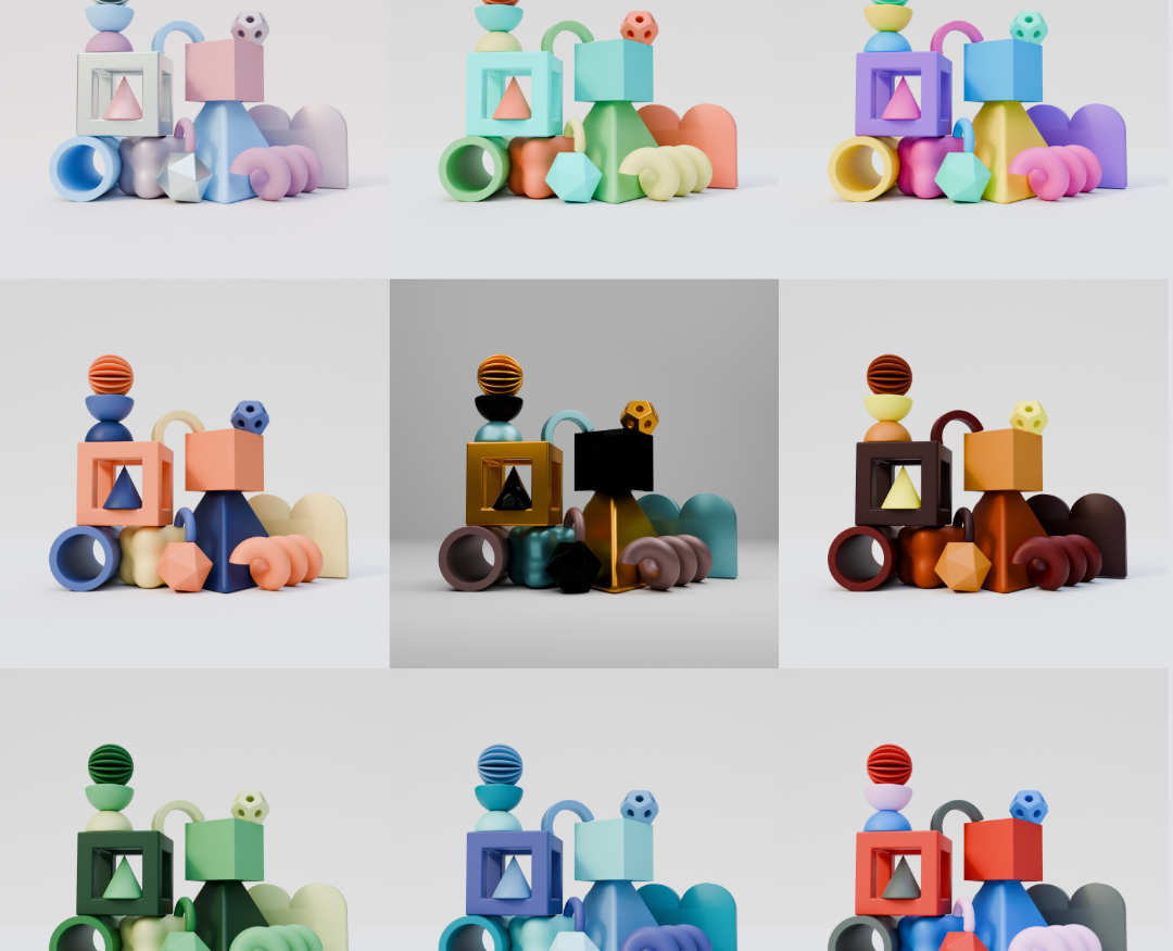 3d abstract scene — Иллюстрация, 3D на Dprofile