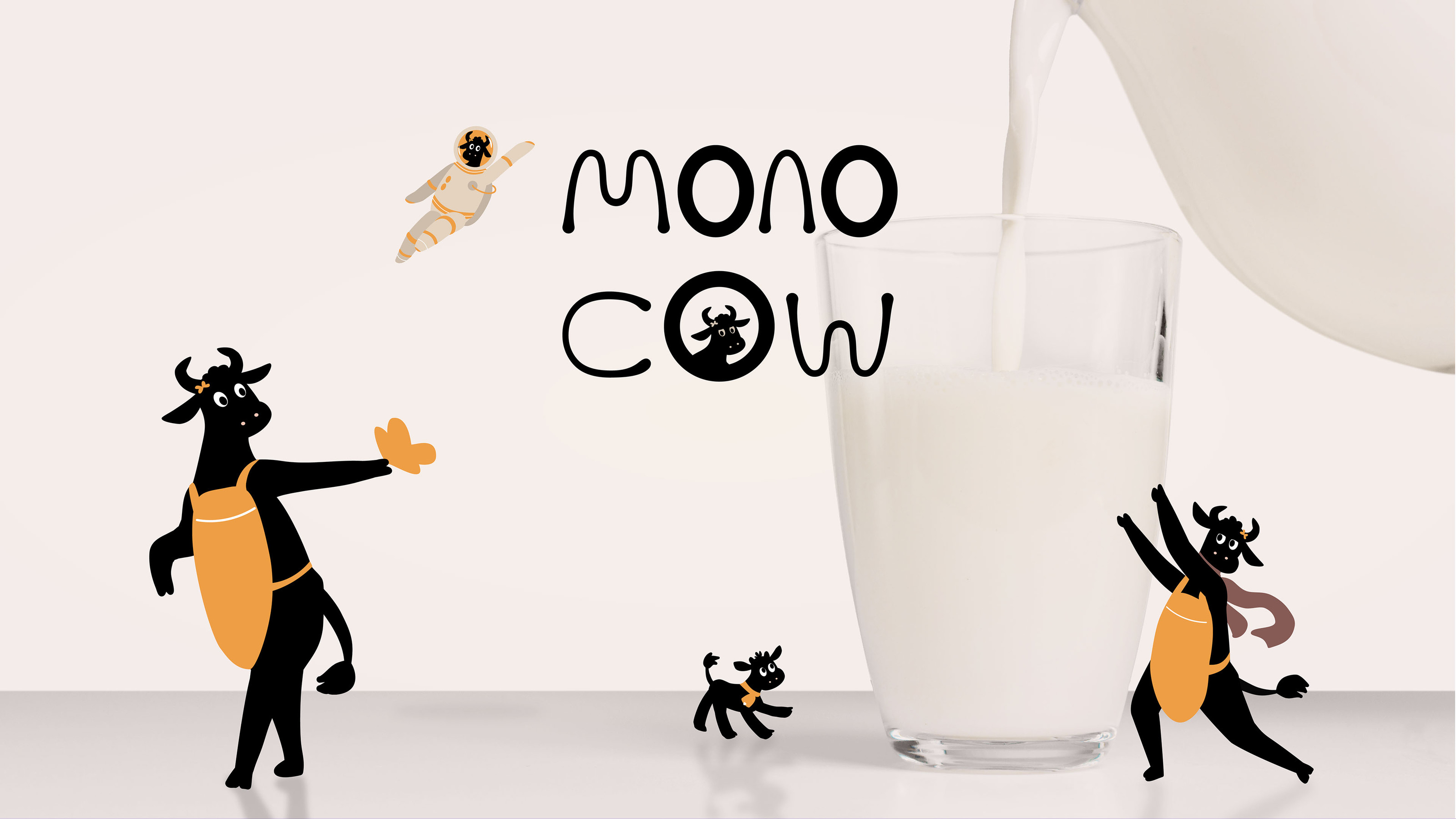Cow milk products. Branding and packaging — Изображение №1 — Брендинг, Иллюстрация на Dprofile