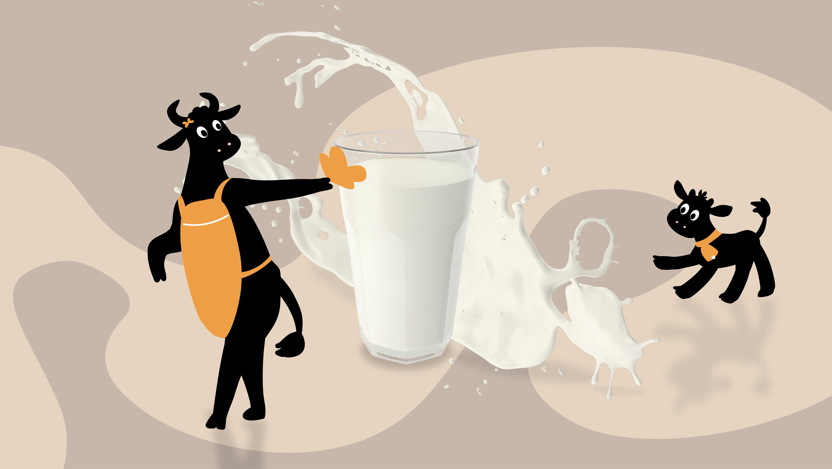 Cow milk products. Branding and packaging — Изображение №18 — Брендинг, Иллюстрация на Dprofile