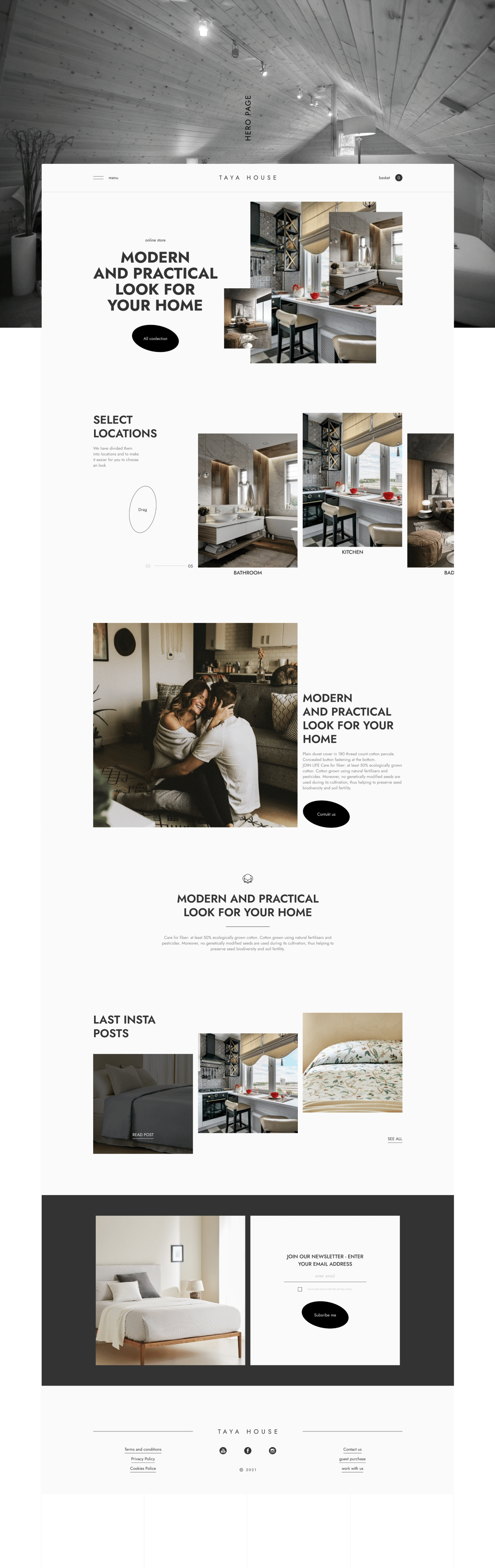 Online store TAYA HOME — Изображение №7 — Интерфейсы на Dprofile