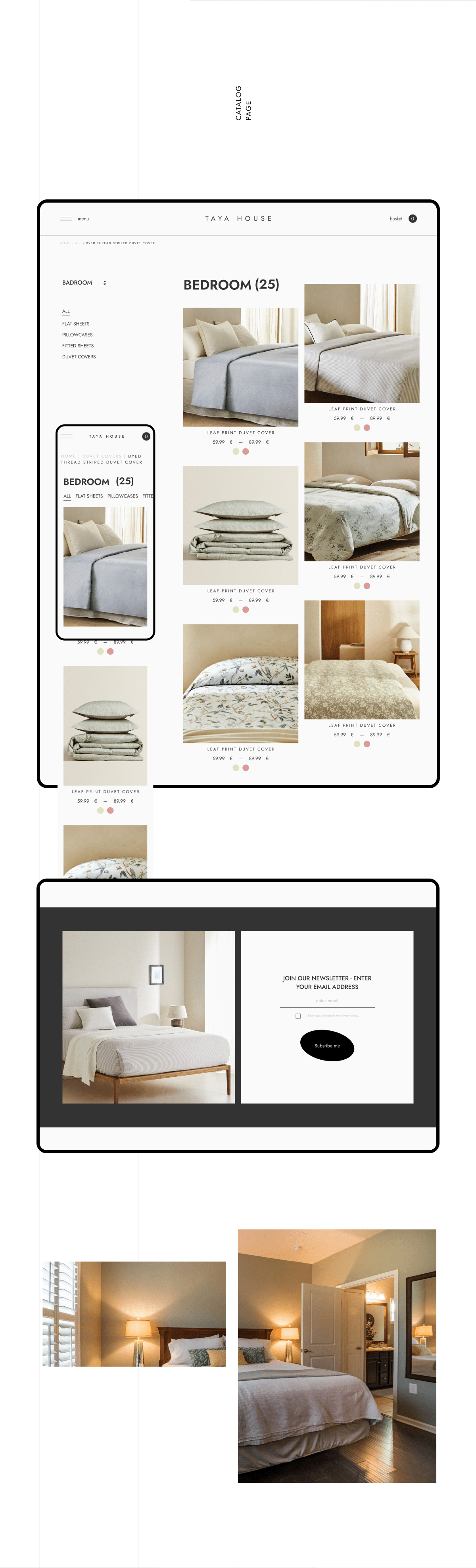 Online store TAYA HOME — Изображение №10 — Интерфейсы на Dprofile