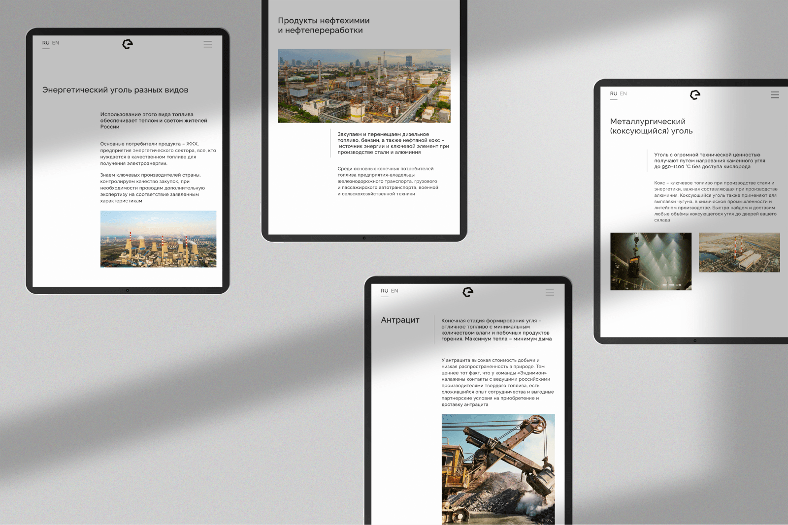 Endymion - независимый трейдер полезных ископаемых — Изображение №10 — Брендинг, Интерфейсы на Dprofile