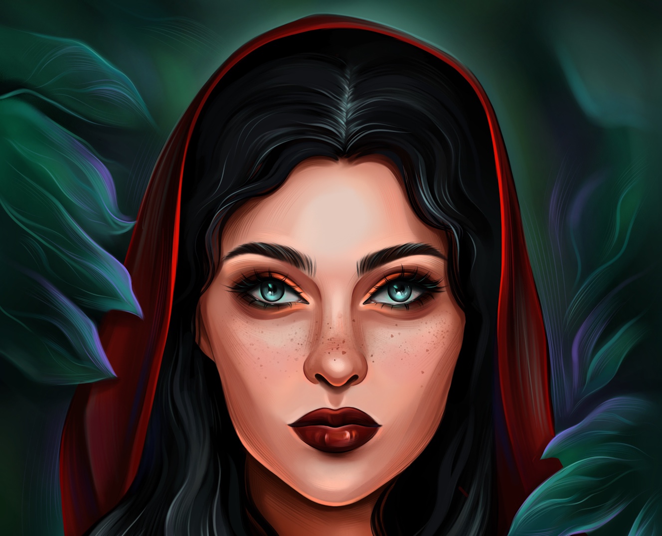 Красная шапочка - концепт книги — Иллюстрация на Dprofile