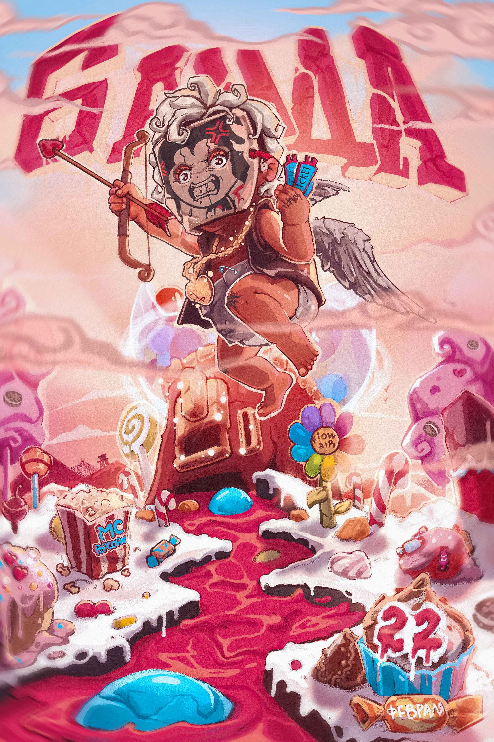 Мульт Афиша  "БАНДА" cartoon style — Изображение №2 — Иллюстрация, Анимация на Dprofile