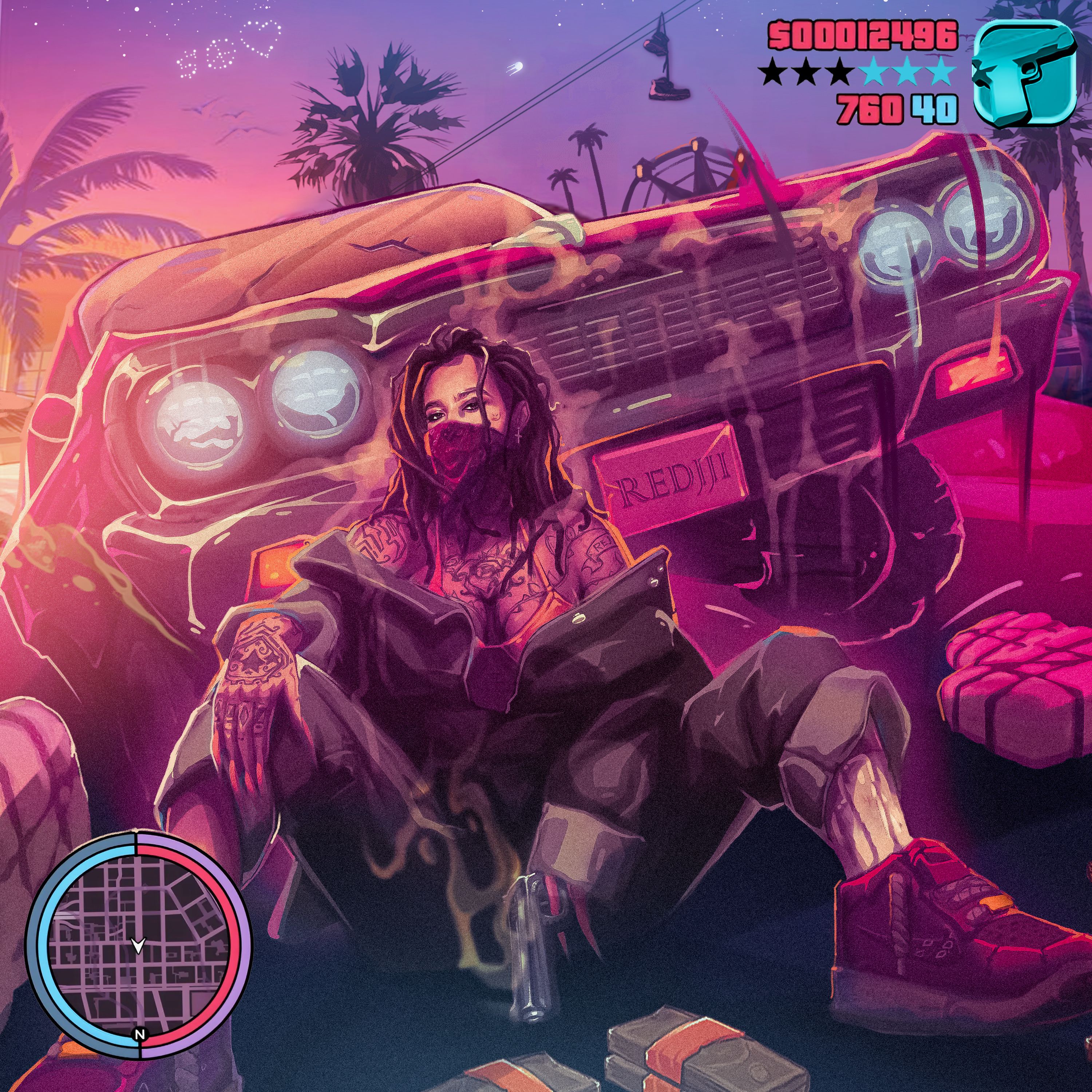 GTA VIBE — Изображение №1 — Иллюстрация, Анимация на Dprofile