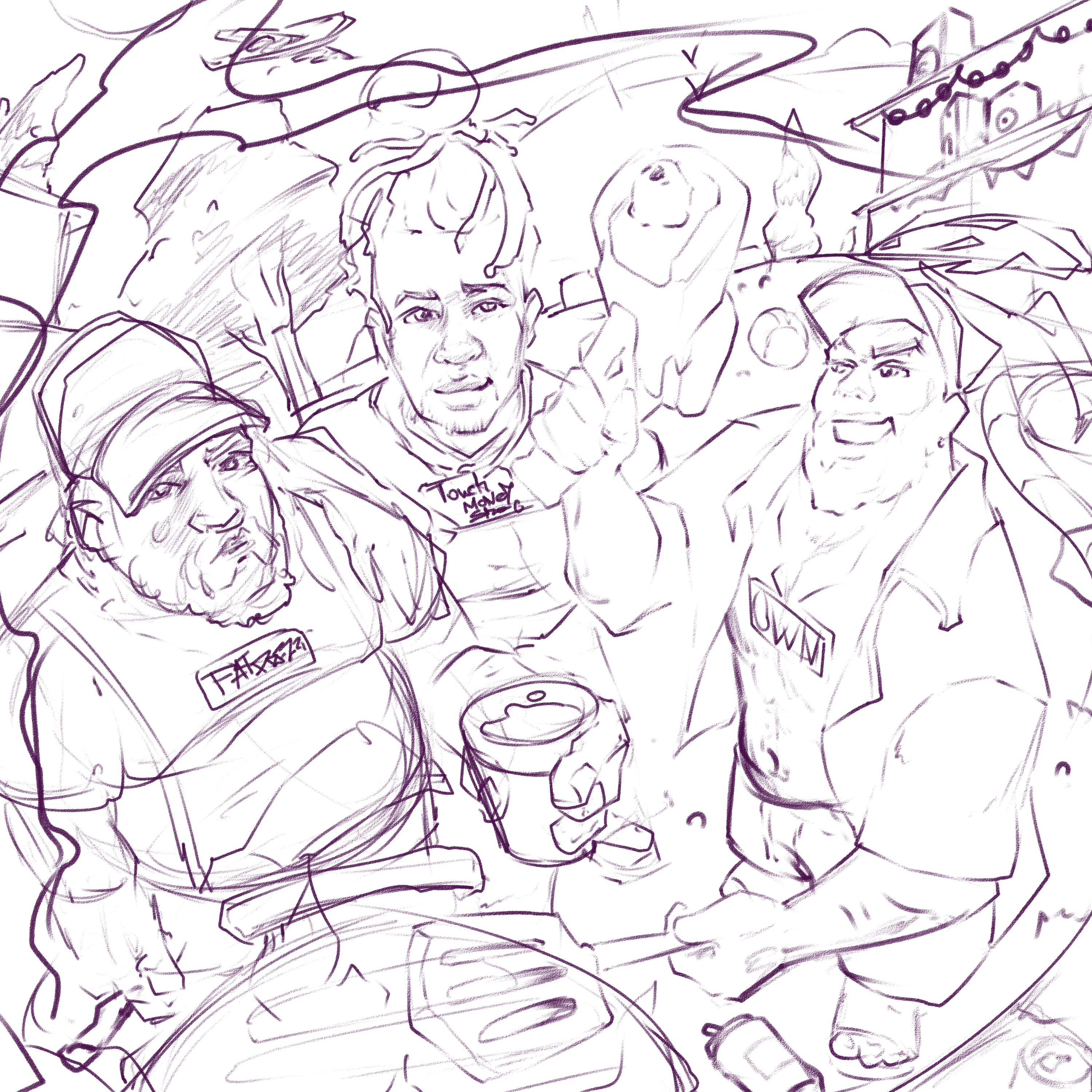 UP ALL NIGHT — Изображение №1 — Иллюстрация на Dprofile