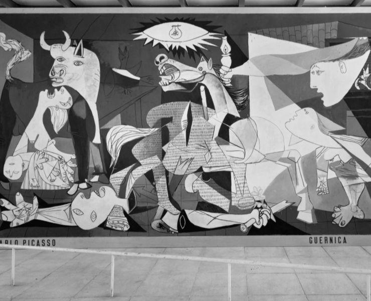 The concept of the Pablo Picasso website. — Брендинг, Иллюстрация, Графика на Dprofile