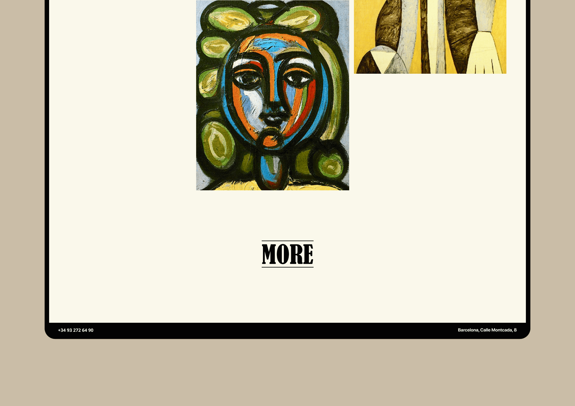 The concept of the Pablo Picasso website. — Изображение №17 — Брендинг, Иллюстрация, Графика на Dprofile
