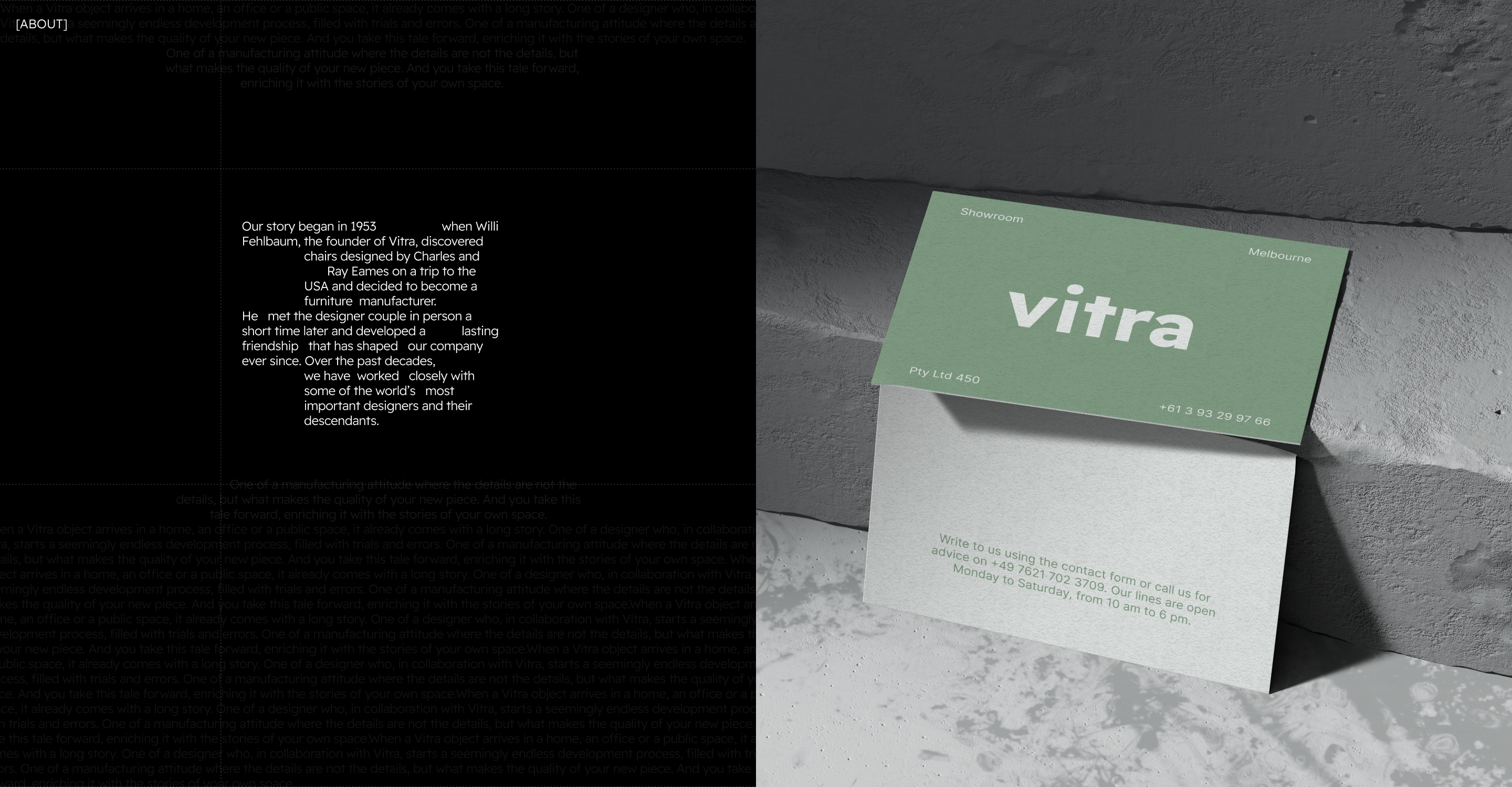 VITRA|Redesign concept — Изображение №2 — Интерфейсы на Dprofile