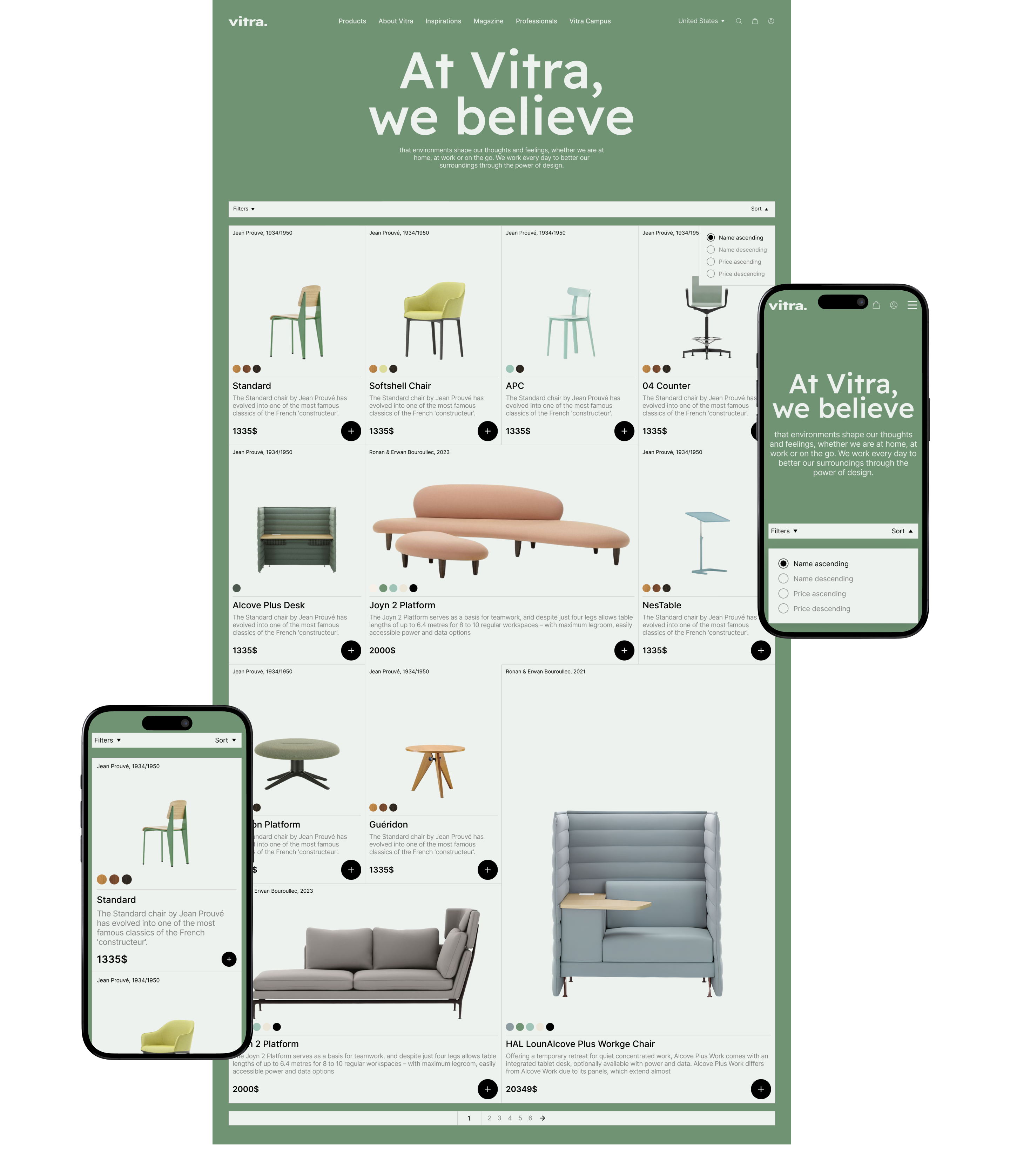 VITRA|Redesign concept — Изображение №5 — Интерфейсы на Dprofile