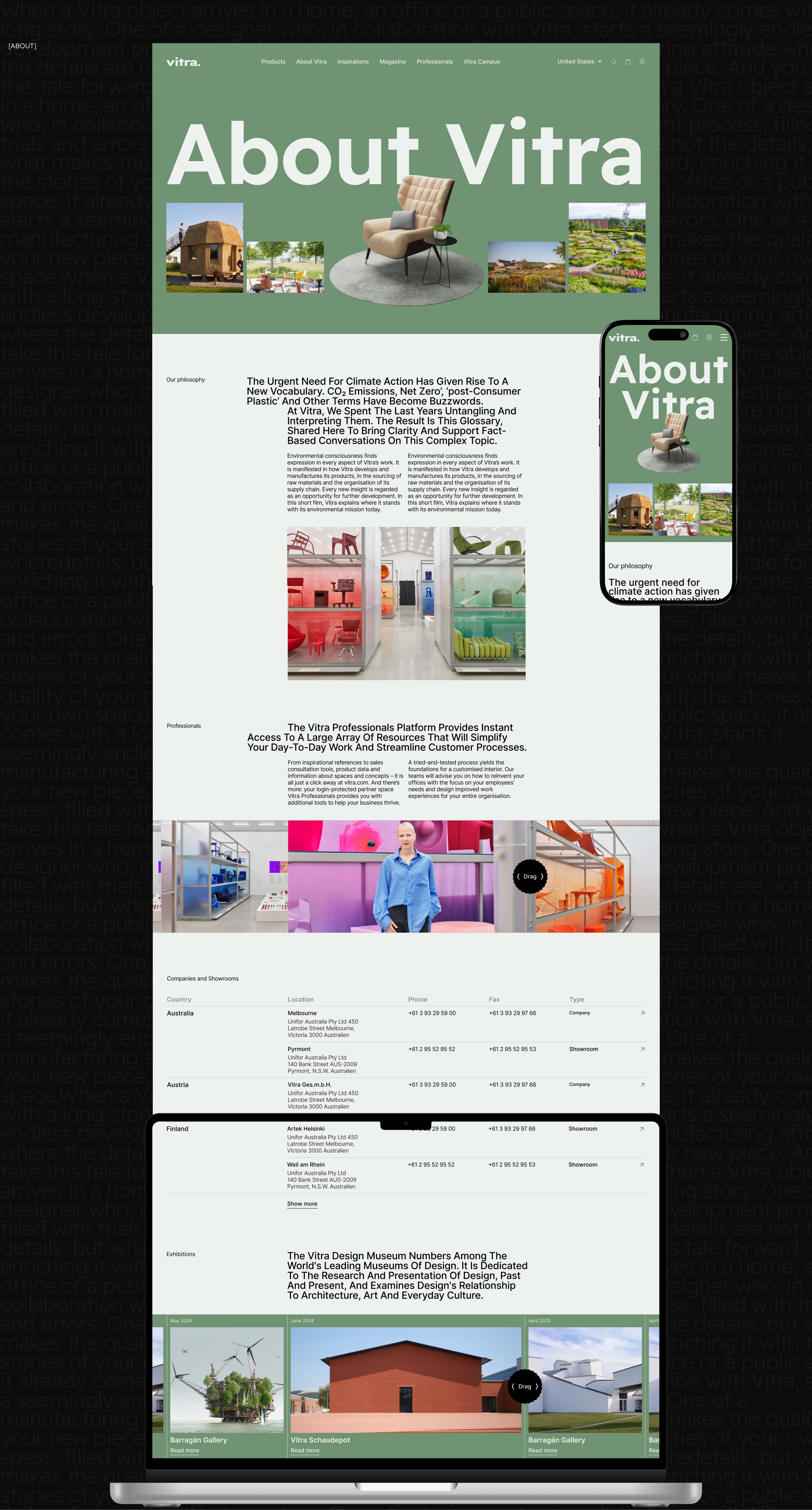 VITRA|Redesign concept — Изображение №11 — Интерфейсы на Dprofile