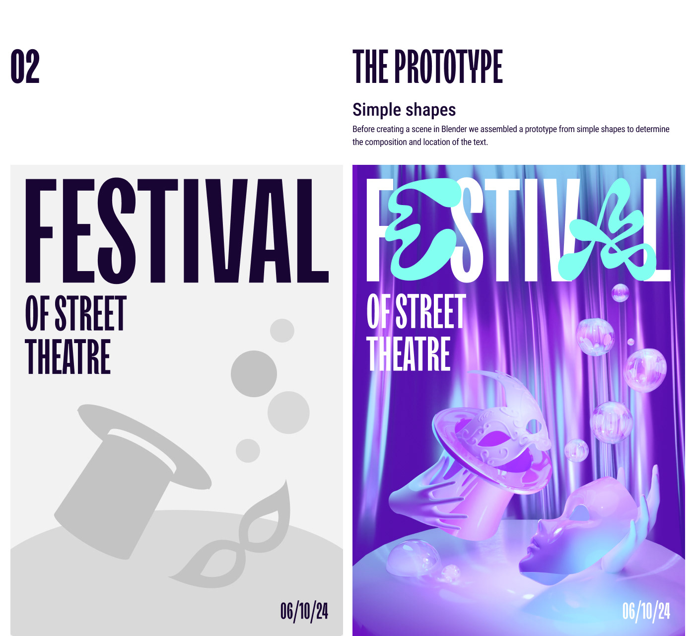 •3D-poster | Festival of street theatre — Изображение №3 — Графика, 3D на Dprofile