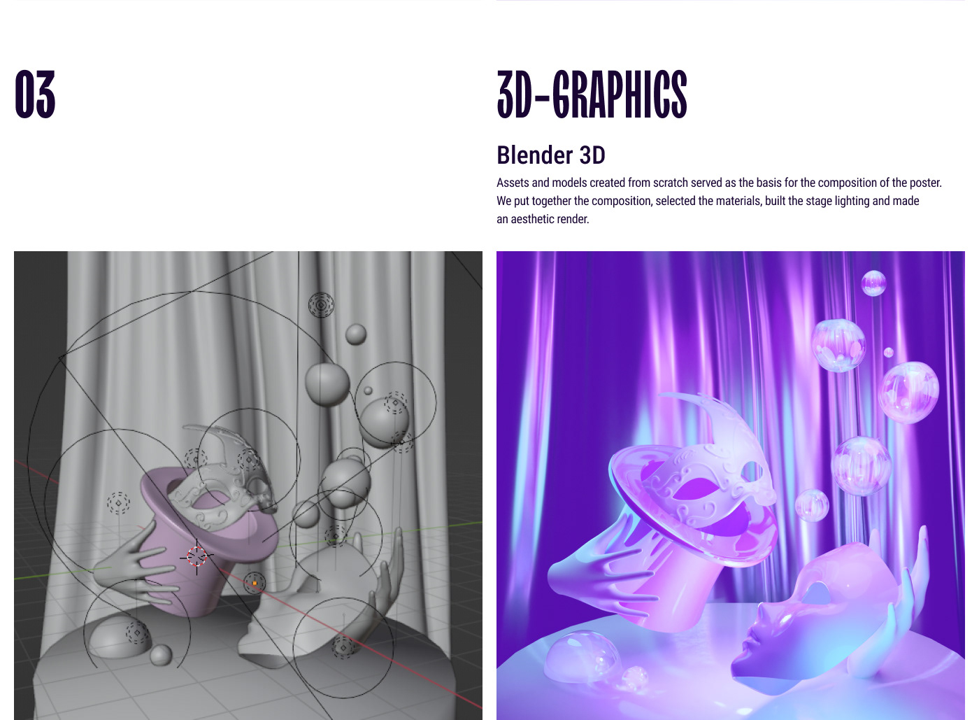 •3D-poster | Festival of street theatre — Изображение №4 — Графика, 3D на Dprofile