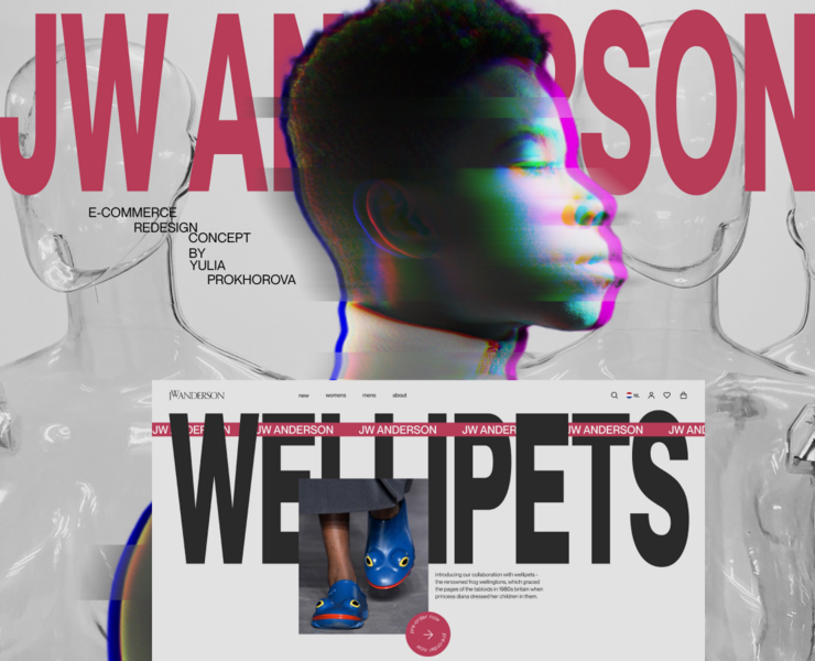 JW ANDERSON | E-commerce website redesign — Интерфейсы на Dprofile