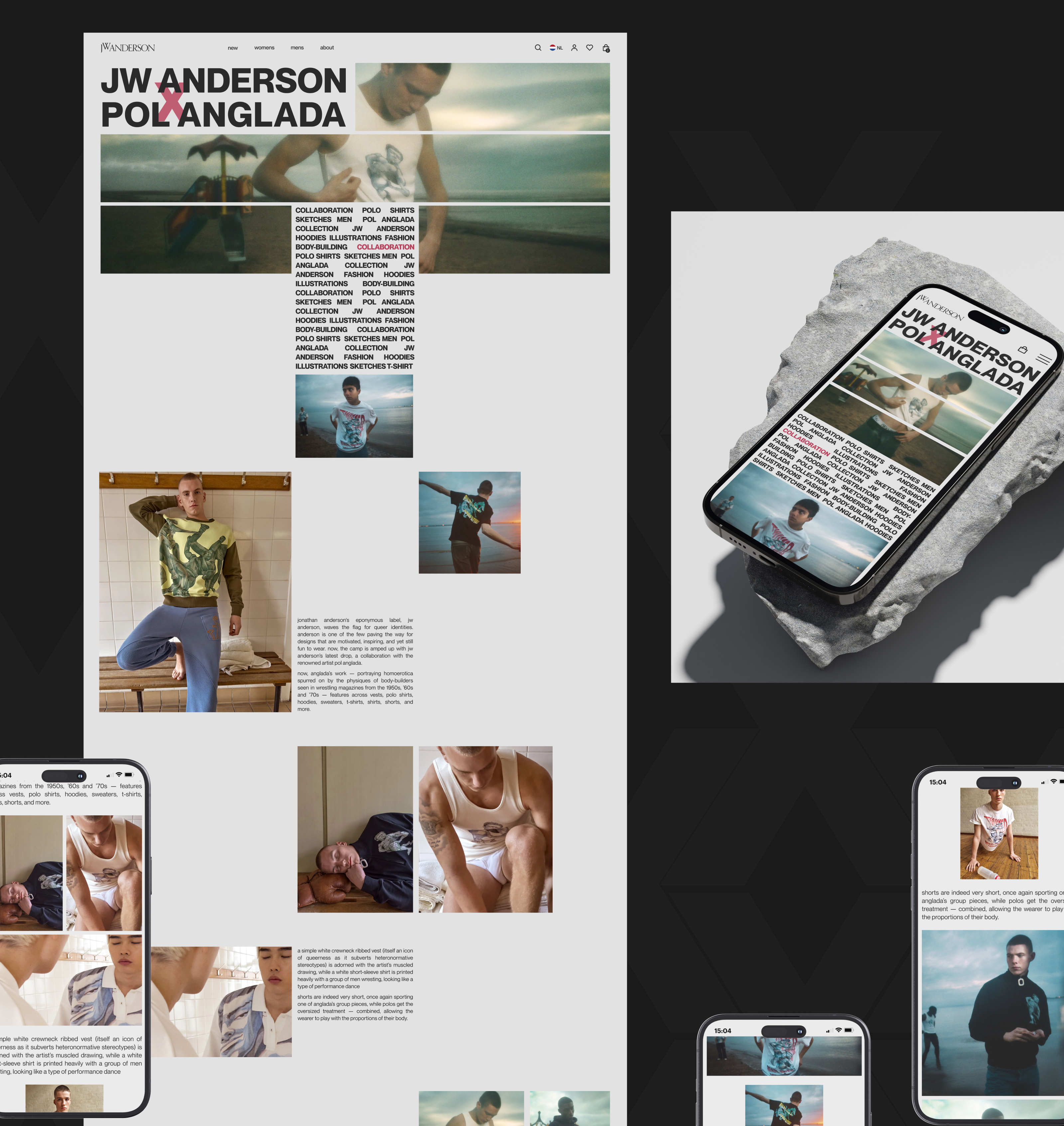 JW ANDERSON | E-commerce website redesign — Изображение №9 — Интерфейсы на Dprofile
