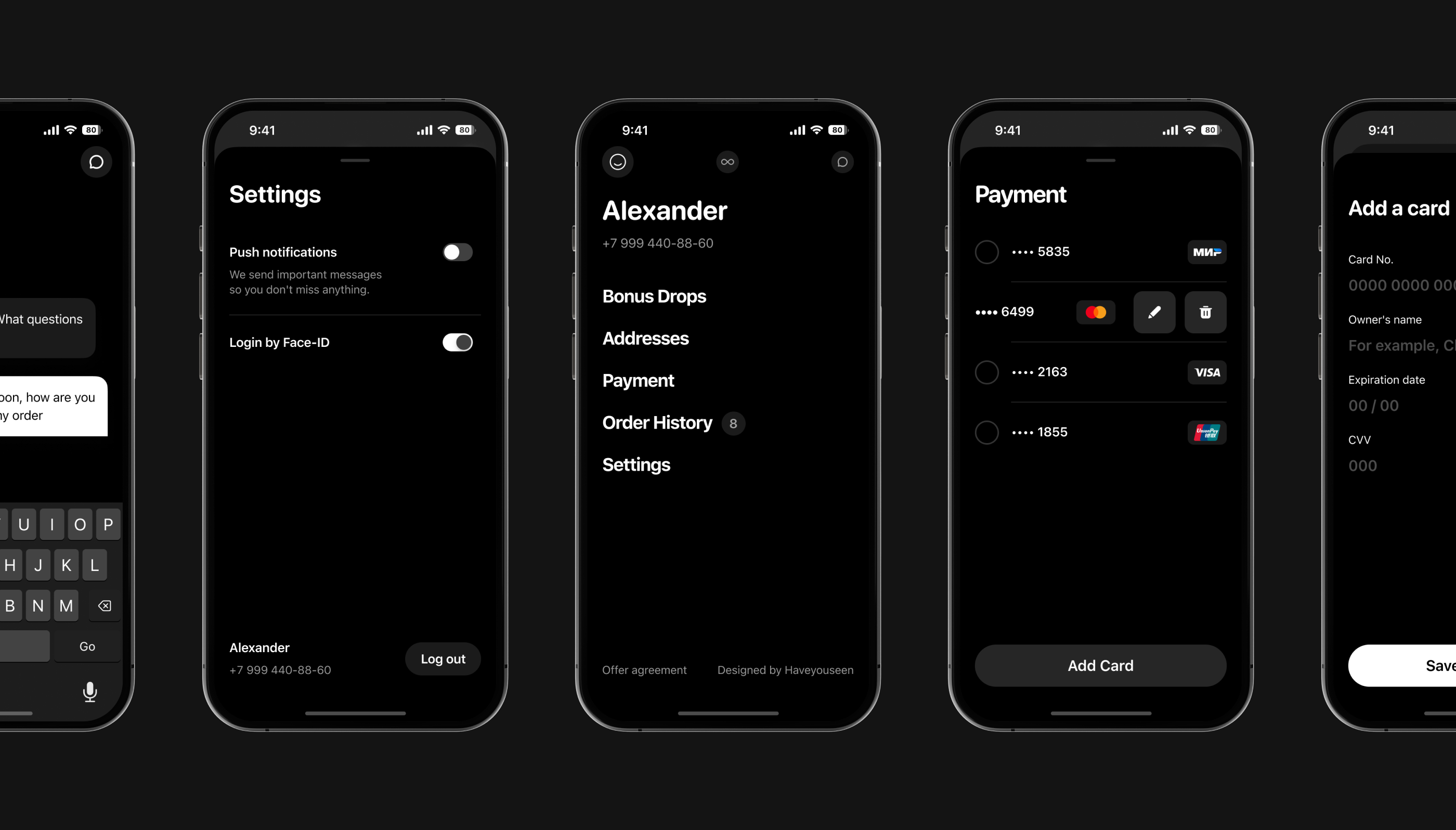 Noon — Mobile App — Изображение №4 — Интерфейсы на Dprofile