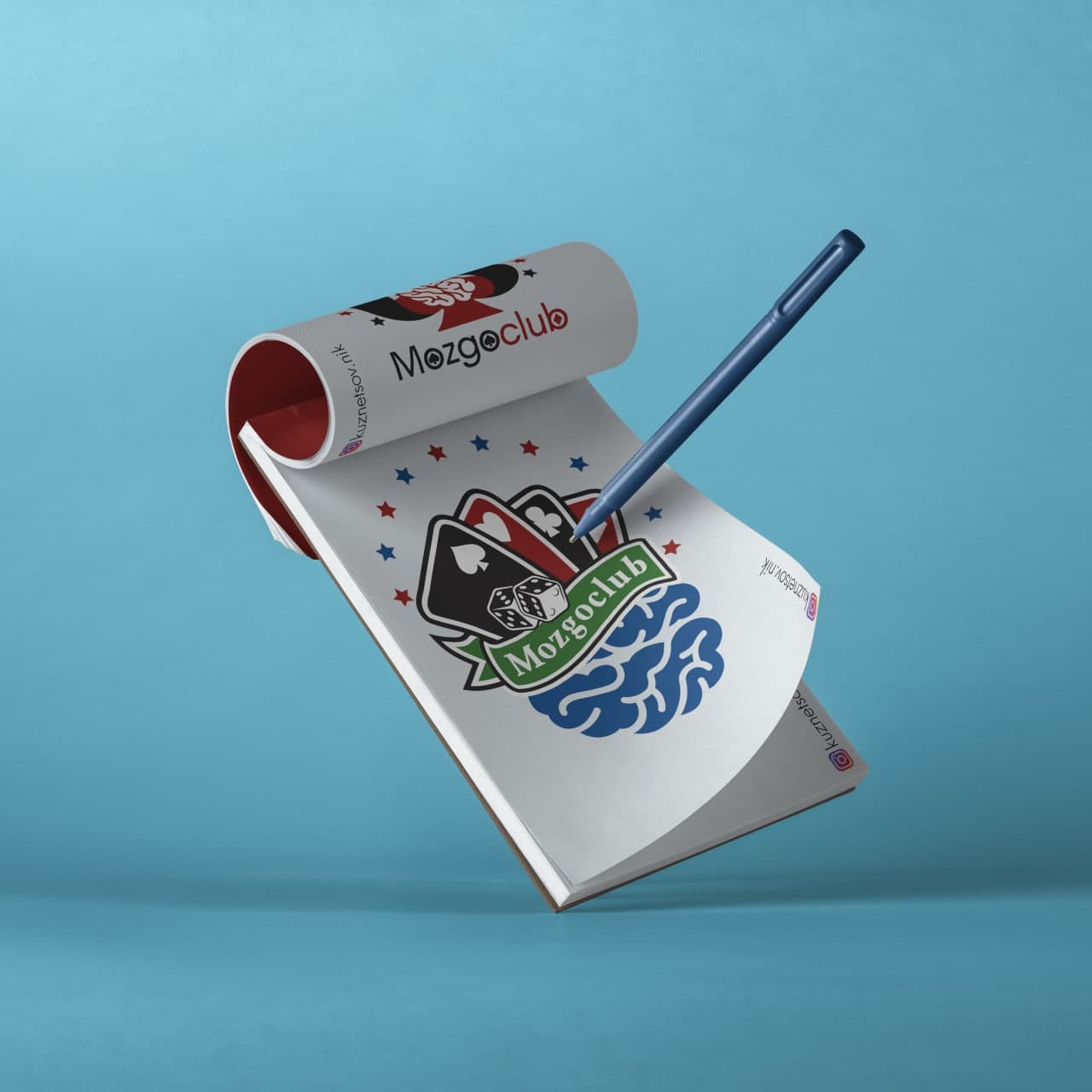 Покер-клуб "Mozgoclub" 🧠 — Изображение №3 — Брендинг на Dprofile