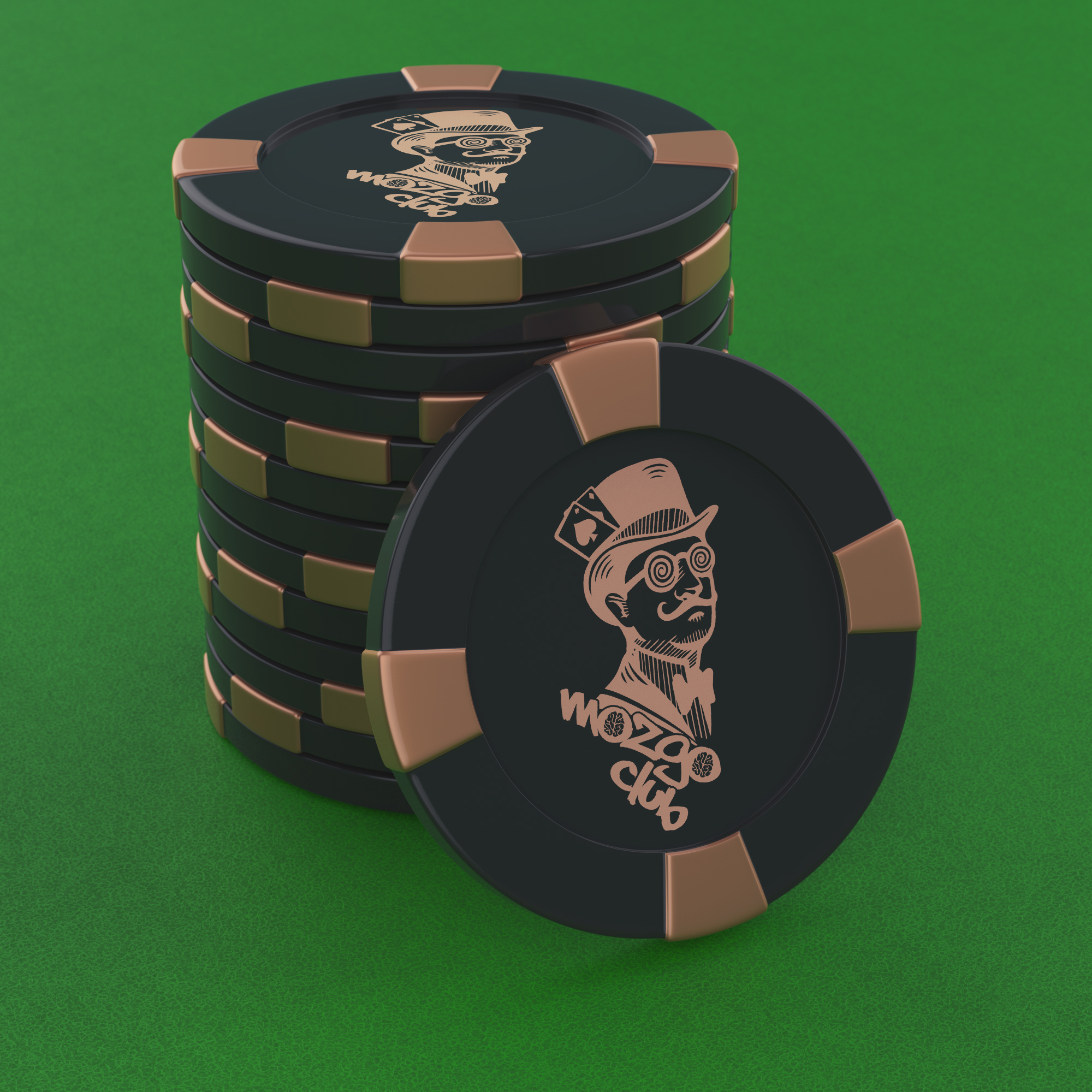 Покер-клуб "Mozgoclub" 🧠 — Изображение №20 — Брендинг на Dprofile