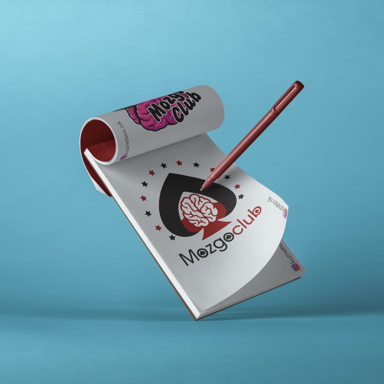 Покер-клуб "Mozgoclub" 🧠 — Изображение №2 — Брендинг на Dprofile