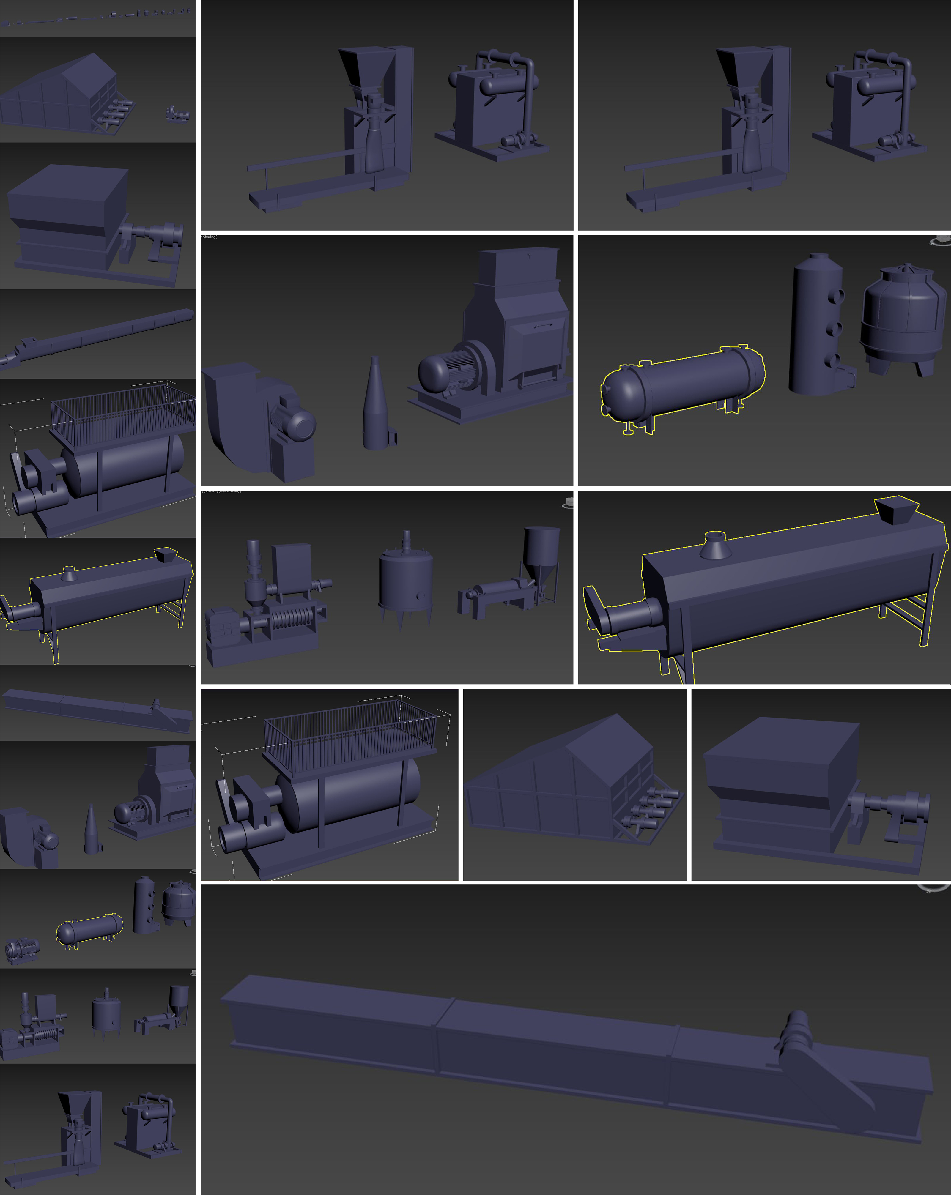 3D Промкомбинат 🏭 — Изображение №11 — Иллюстрация, 3D на Dprofile