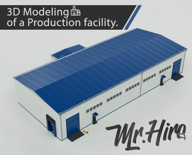 3D Промкомбинат 🏭 — Иллюстрация, 3D на Dprofile