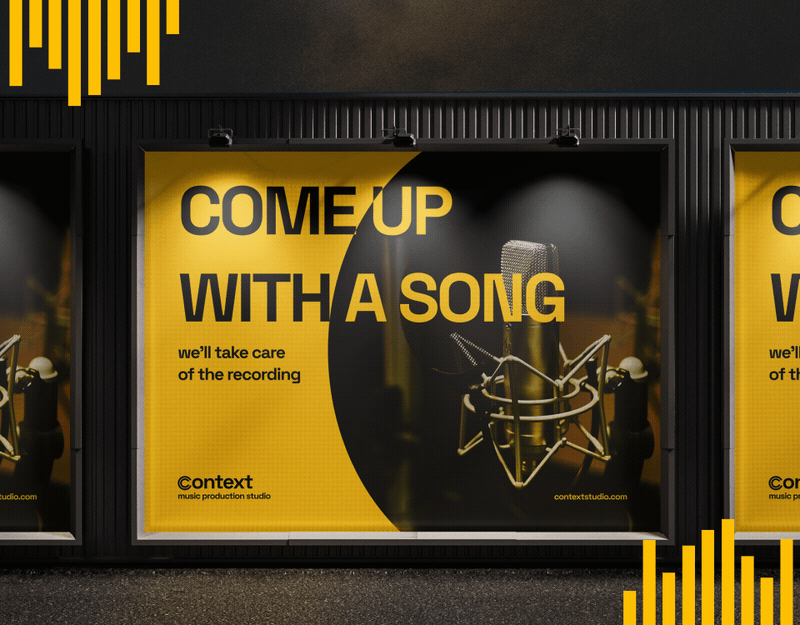 Music production studio logo «CONTEXT» — Изображение №9 — Брендинг, Анимация на Dprofile