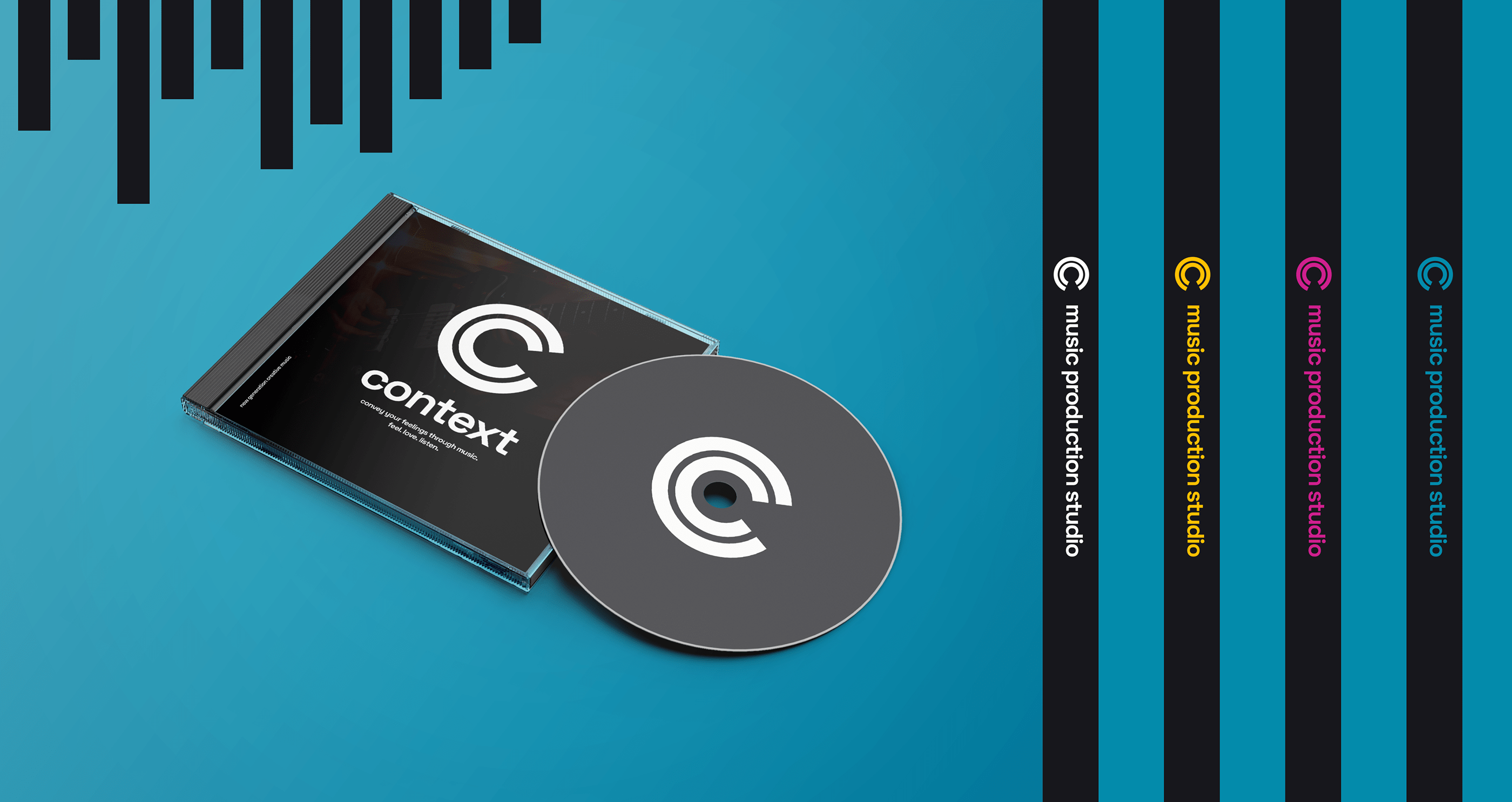 Music production studio logo «CONTEXT» — Изображение №7 — Брендинг, Анимация на Dprofile