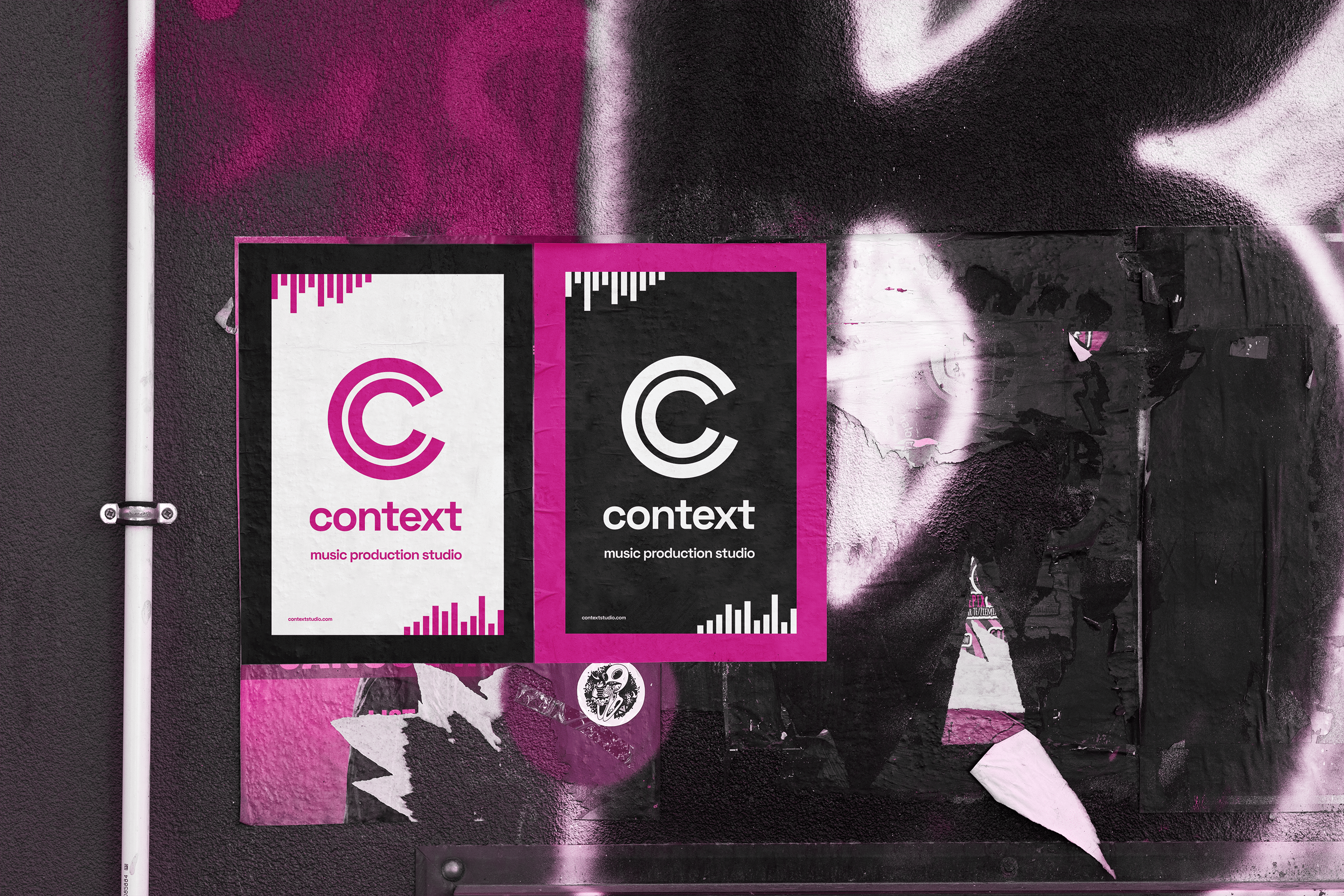 Music production studio logo «CONTEXT» — Изображение №13 — Брендинг, Анимация на Dprofile