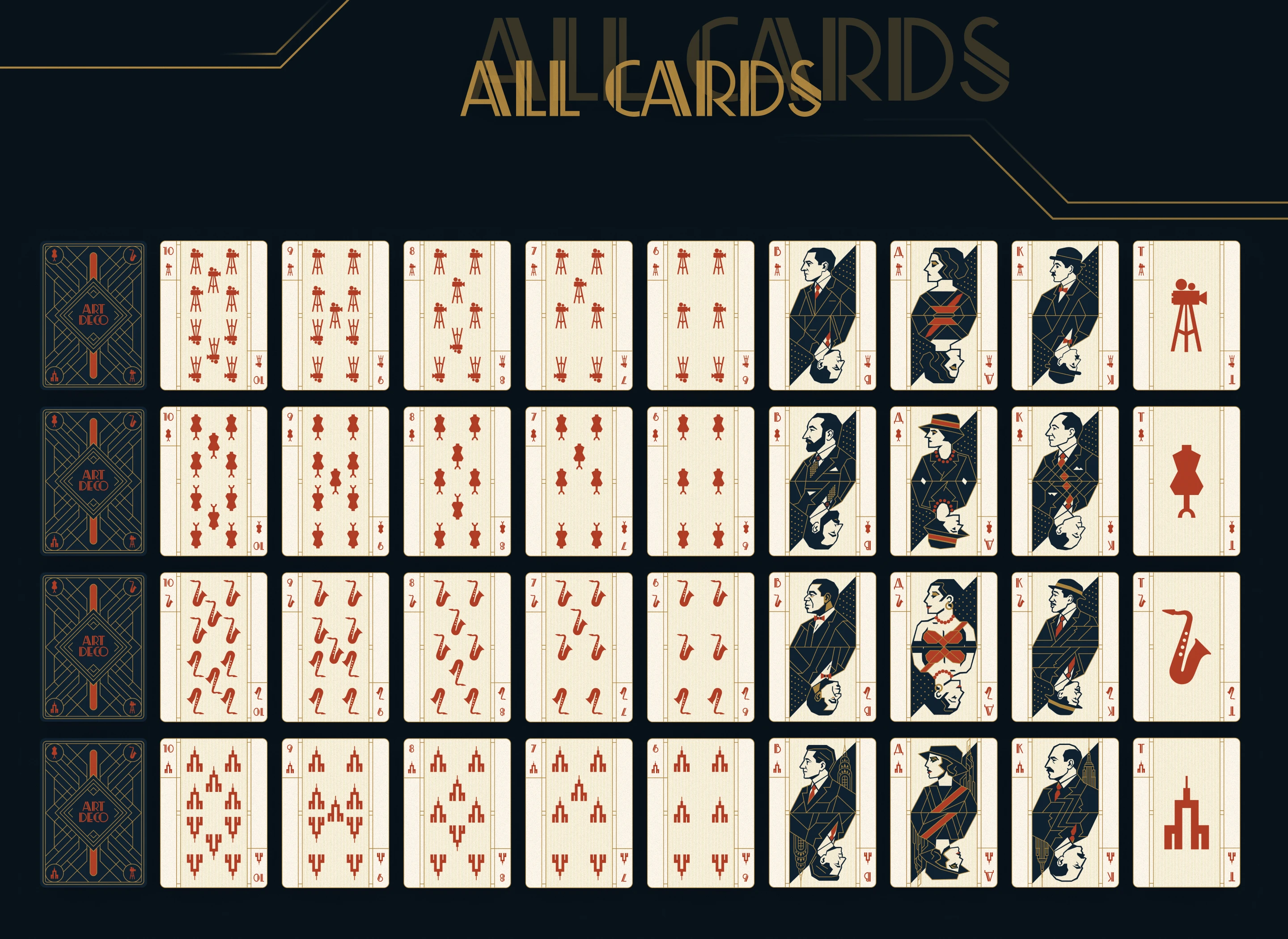 ART DECO | Тематические карты — Изображение №6 — Брендинг, Иллюстрация на Dprofile