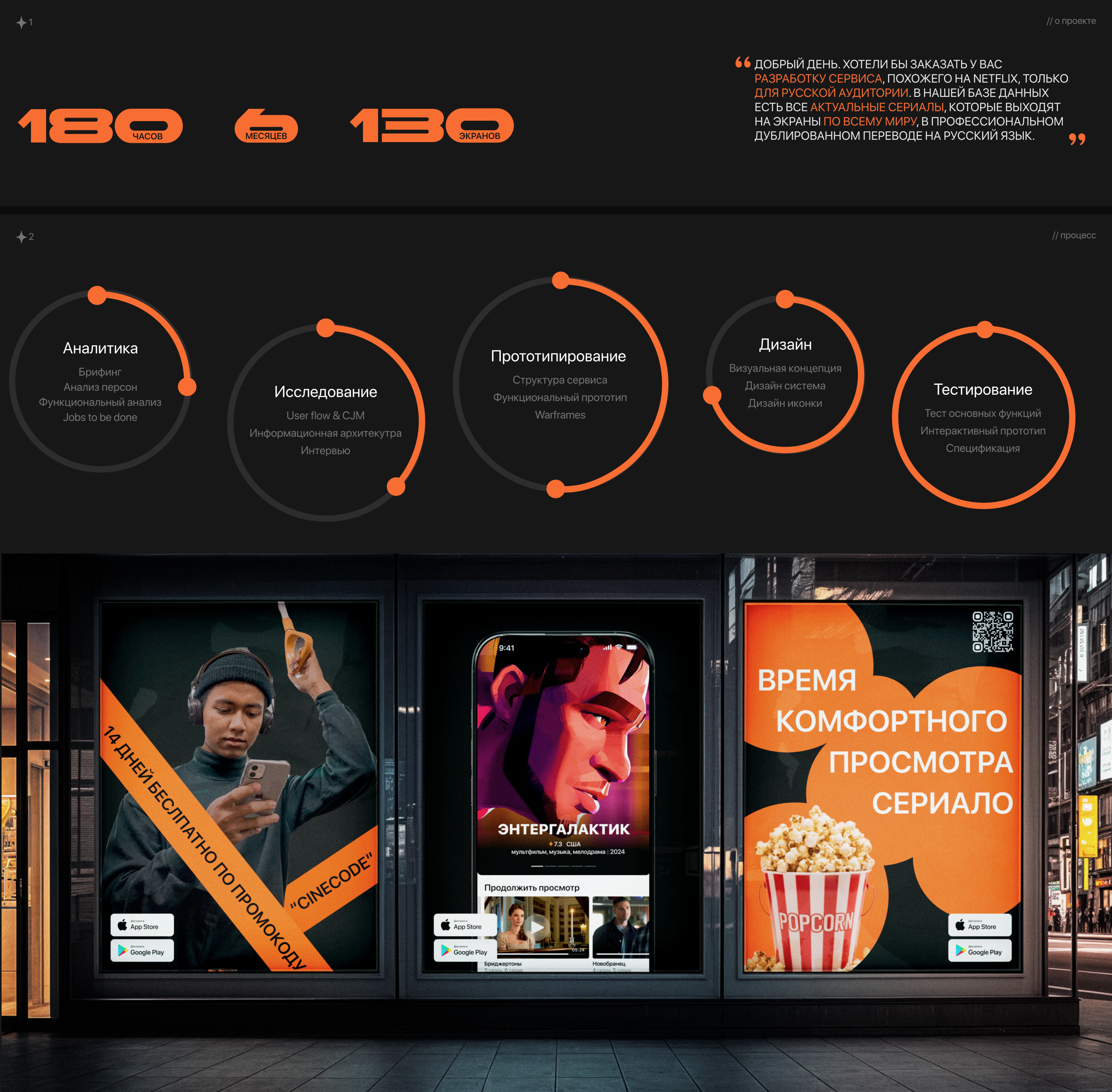 Mobile app // Cine // Serials — Изображение №2 — Интерфейсы на Dprofile