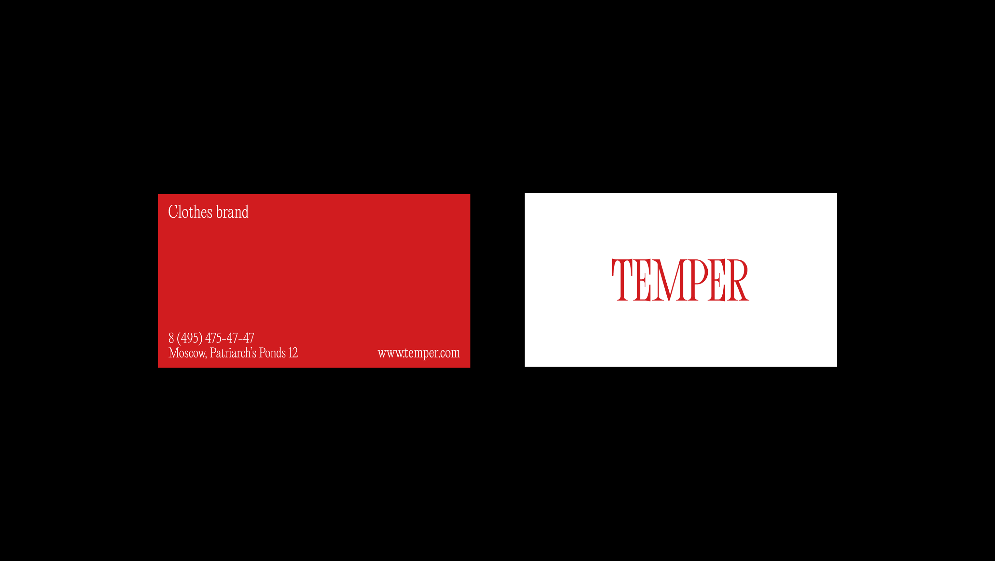 TEMPER / БРЕНДИНГ ДЛЯ ЖЕНСКОЙ ОДЕЖДЫ — Изображение №5 — Брендинг на Dprofile