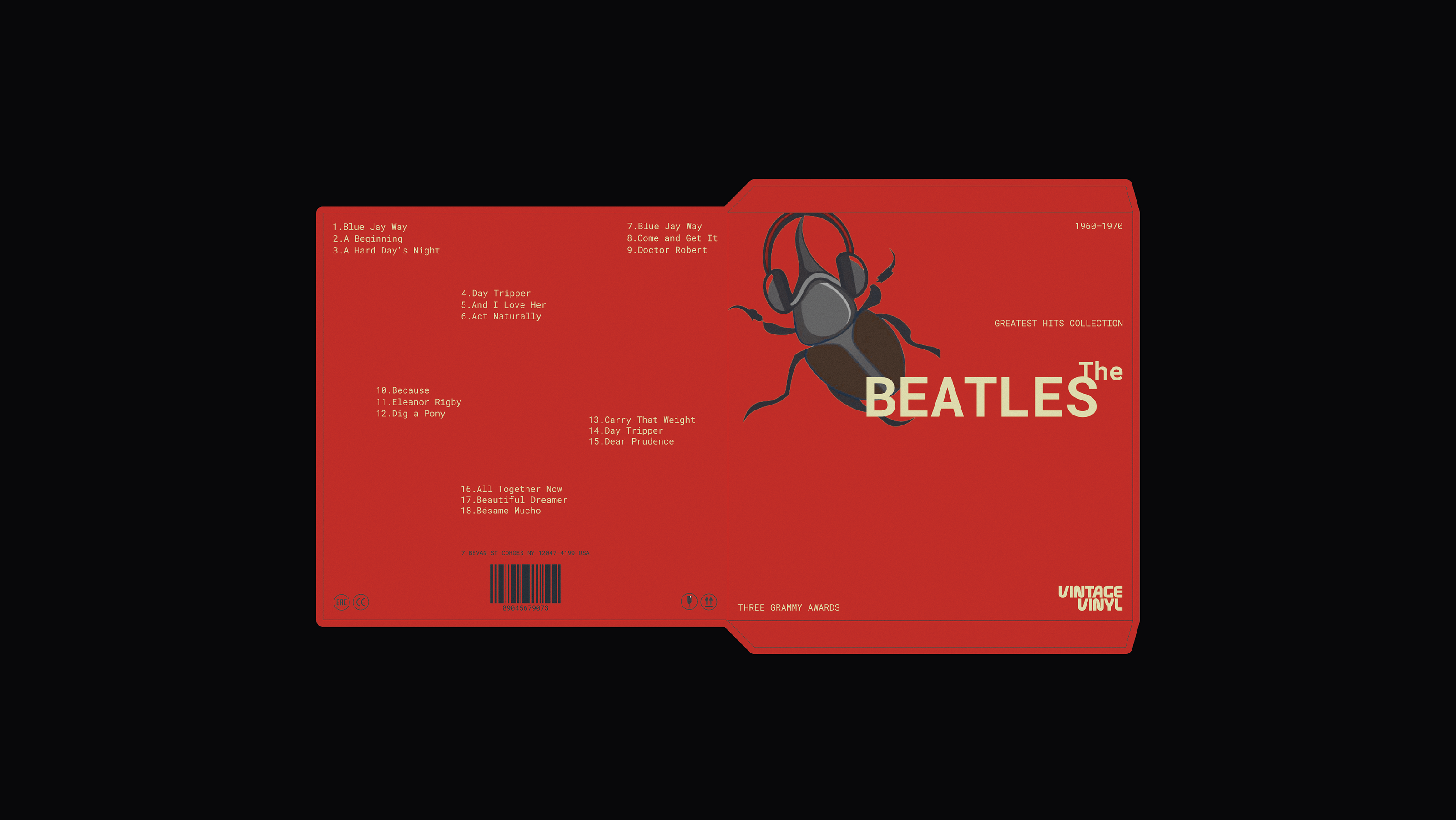 VINTAGE VINYL / АЙДЕНТИКА ДЛЯ БРЕНДА ВИНИЛОВЫХ ПЛАСТИНОК — Изображение №10 — Брендинг на Dprofile