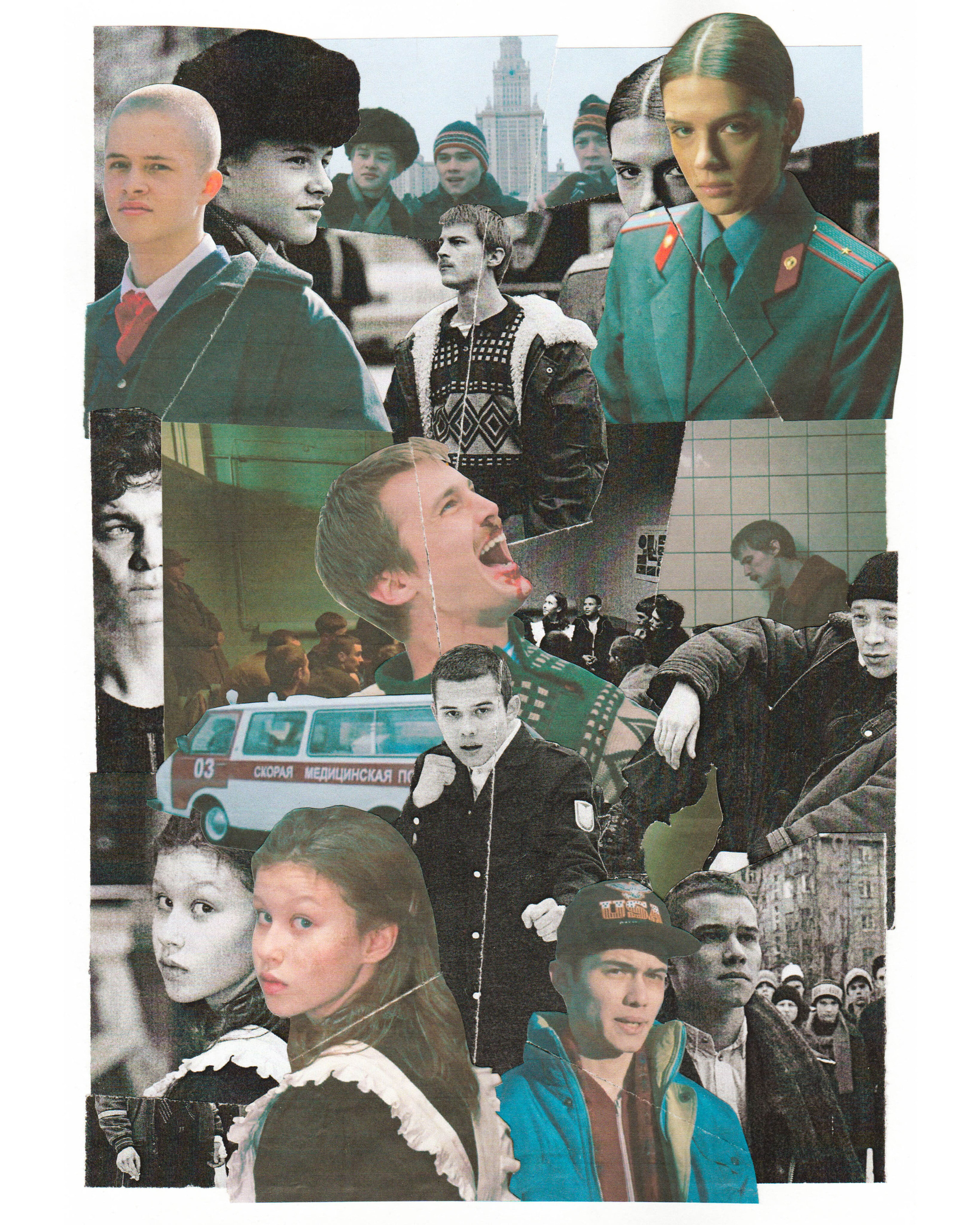 Коллаж-постер к сериалу "Слово Пацана" — Изображение №2 — Графика на Dprofile