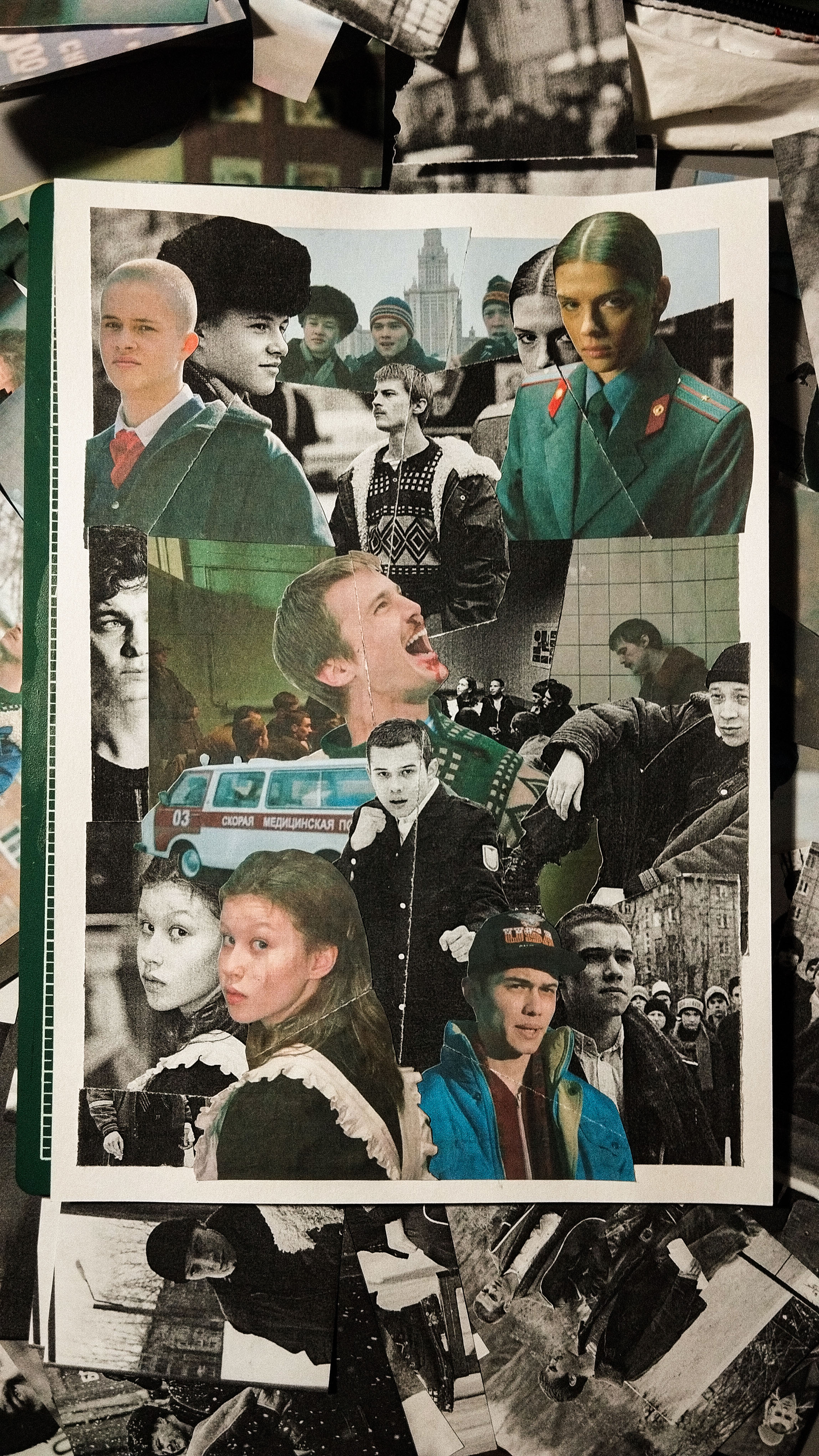 Коллаж-постер к сериалу "Слово Пацана" — Изображение №1 — Графика на Dprofile