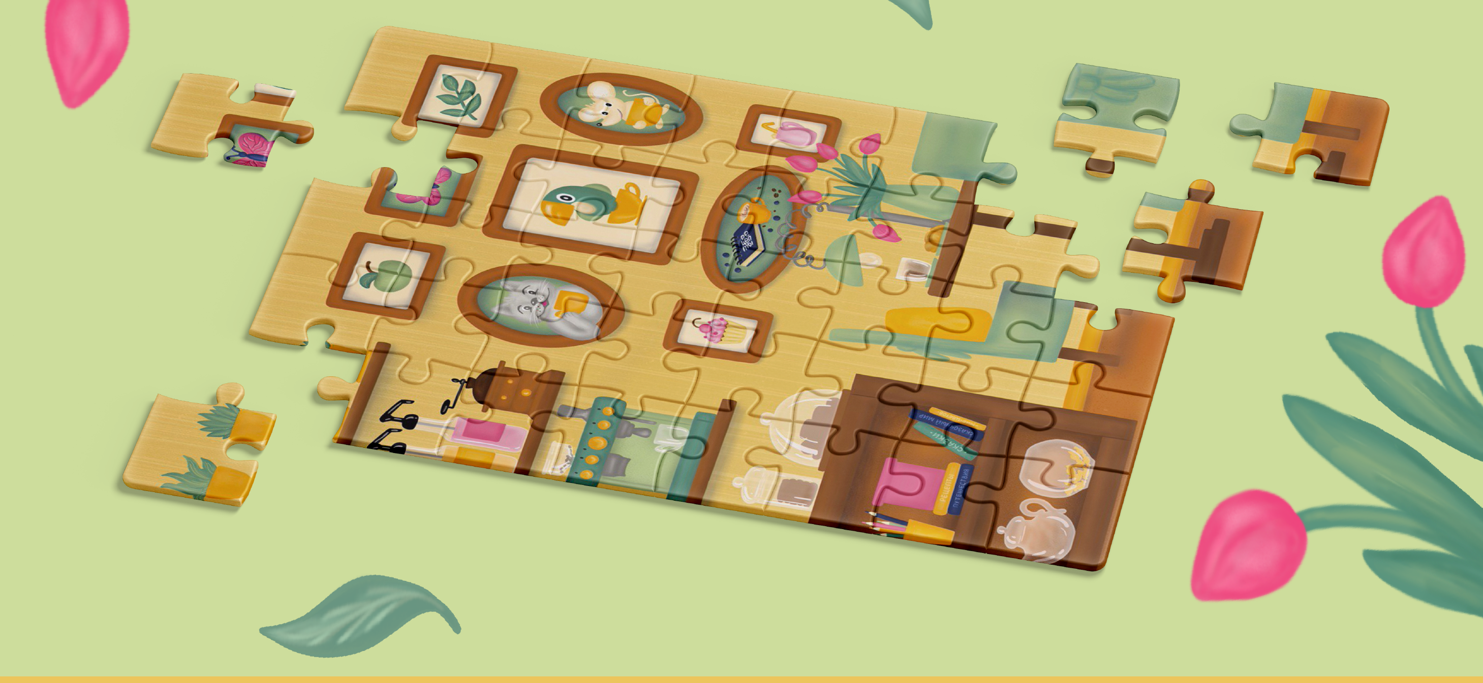 Puzzle_иллюстрация — Изображение №7 — Иллюстрация, Графика на Dprofile