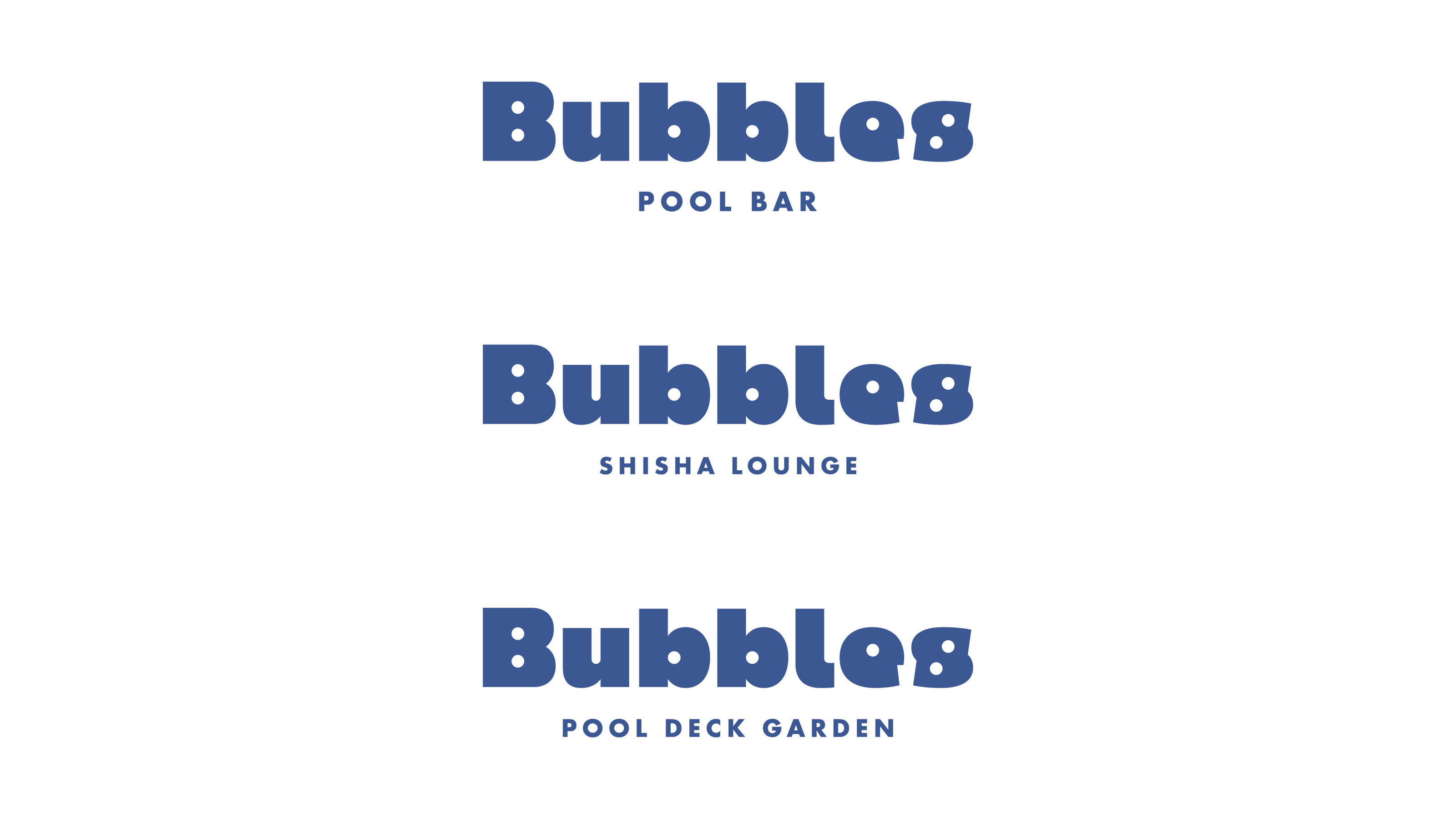 Bubbles Pool Bar Identity — Изображение №2 — Брендинг, Графика на Dprofile