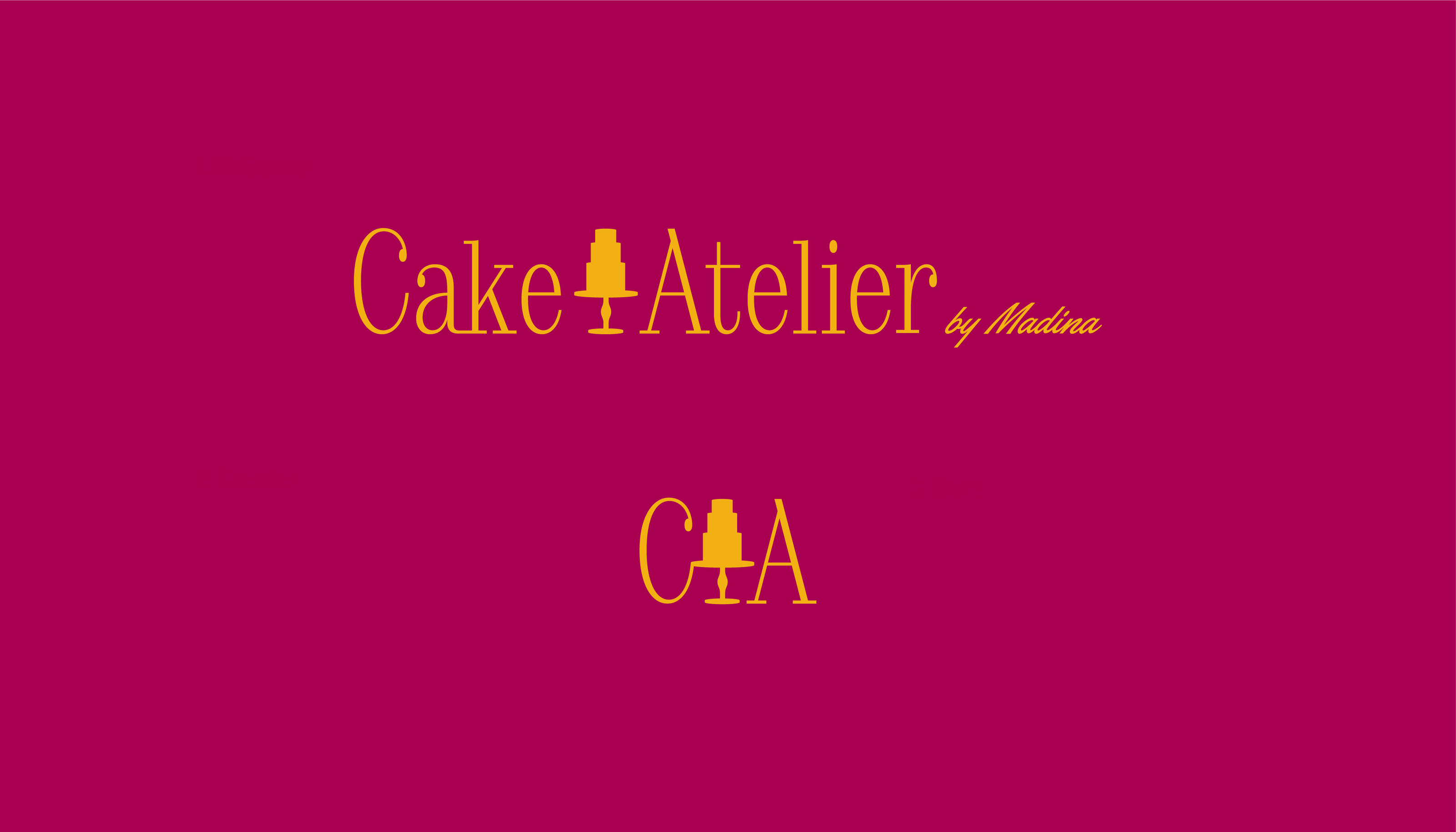 Логотип Cake Atelier by Madina — Изображение №3 — Брендинг, Графика на Dprofile