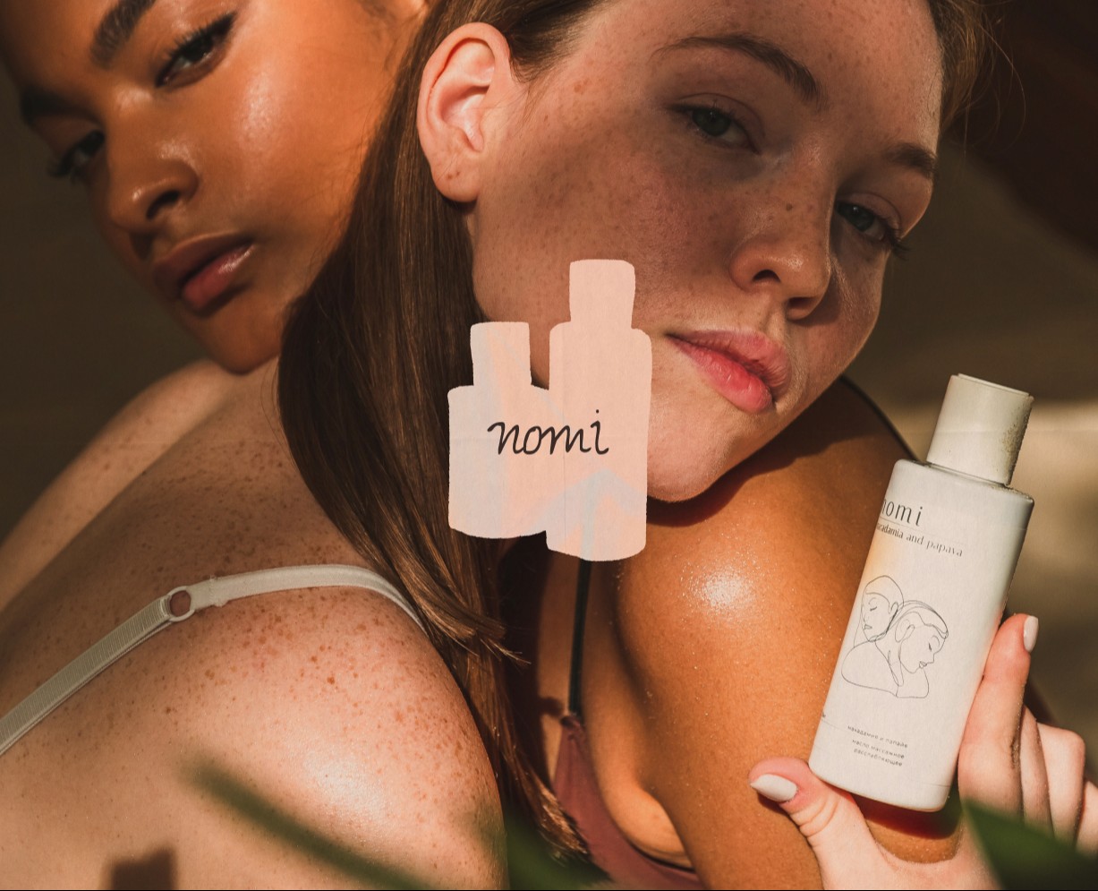 NOMI ✹ Дизайн упаковки для бренда массажного масла — Брендинг, Графика на Dprofile