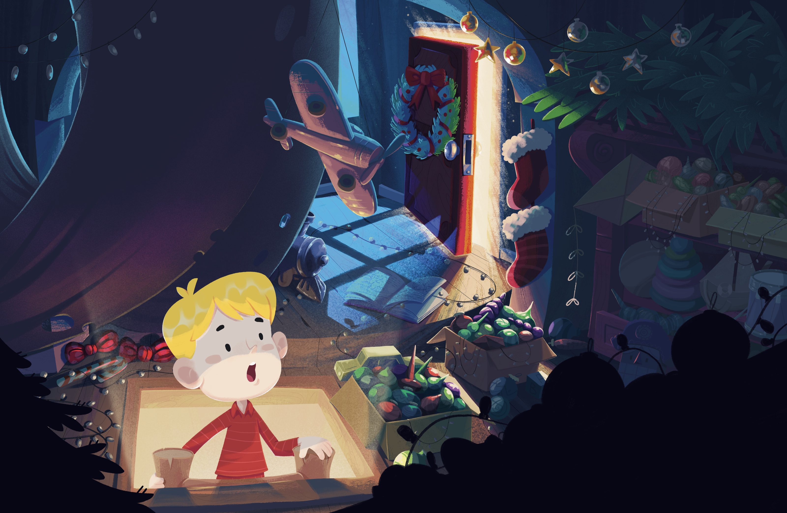 Christmas Library — Изображение №8 — Иллюстрация на Dprofile