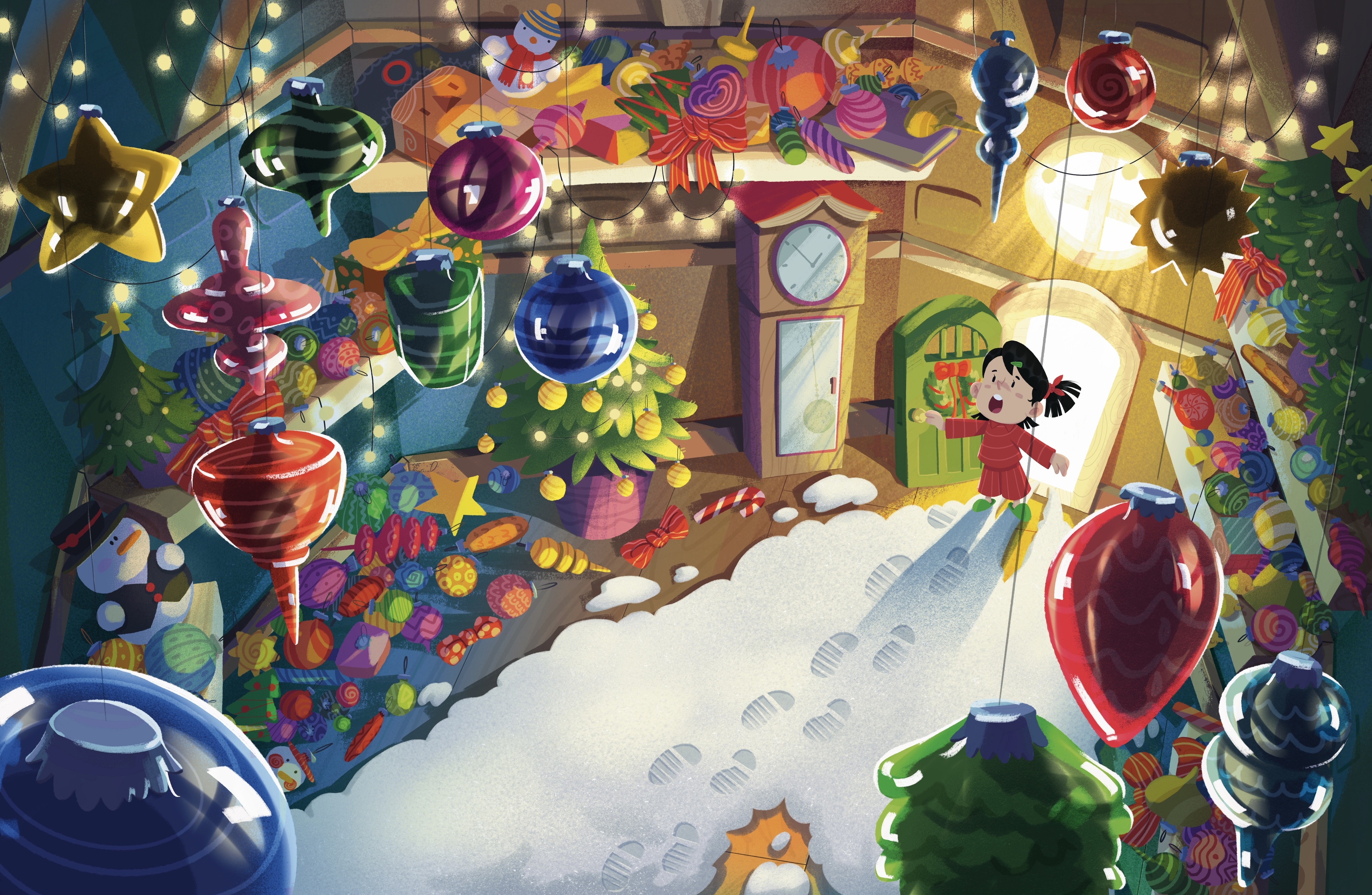 Christmas Library — Изображение №17 — Иллюстрация на Dprofile