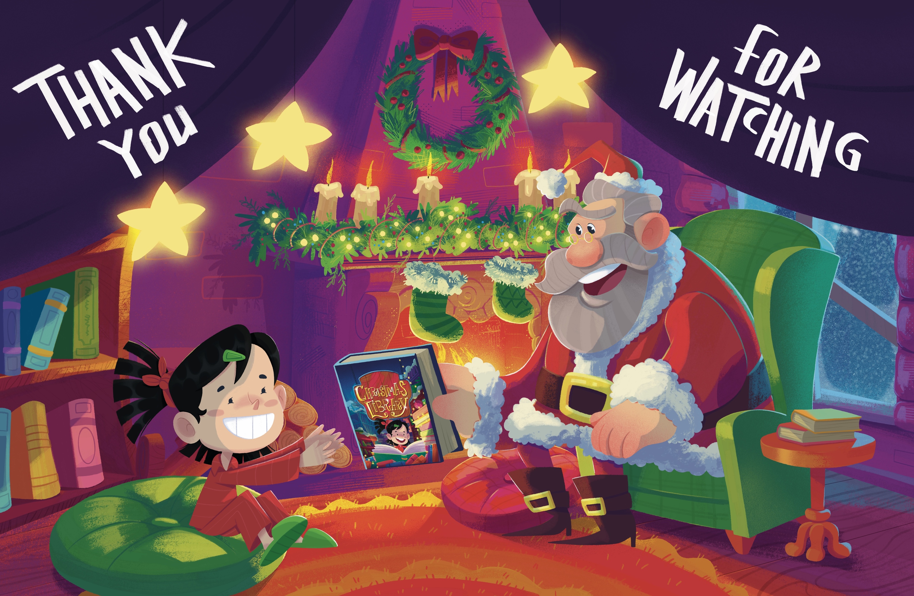 Christmas Library — Изображение №21 — Иллюстрация на Dprofile