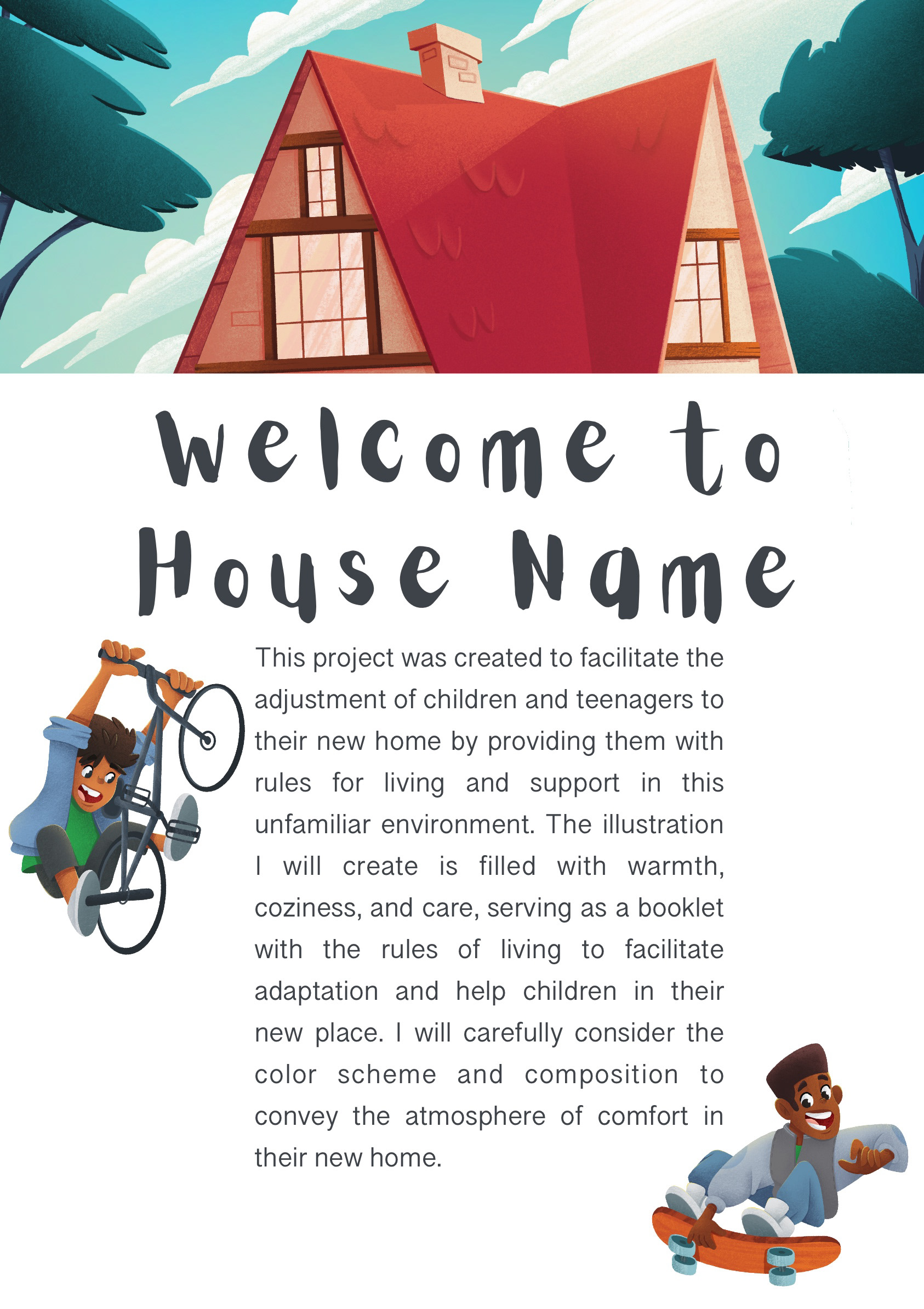 Welcome to House name — Изображение №1 — Иллюстрация, Графика на Dprofile