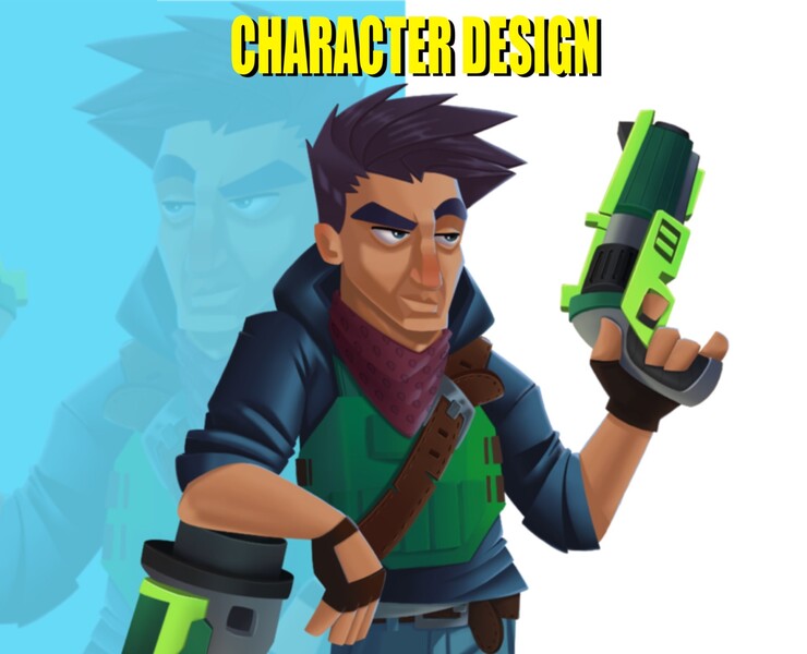Концепт персонажей для игры — Иллюстрация на Dprofile