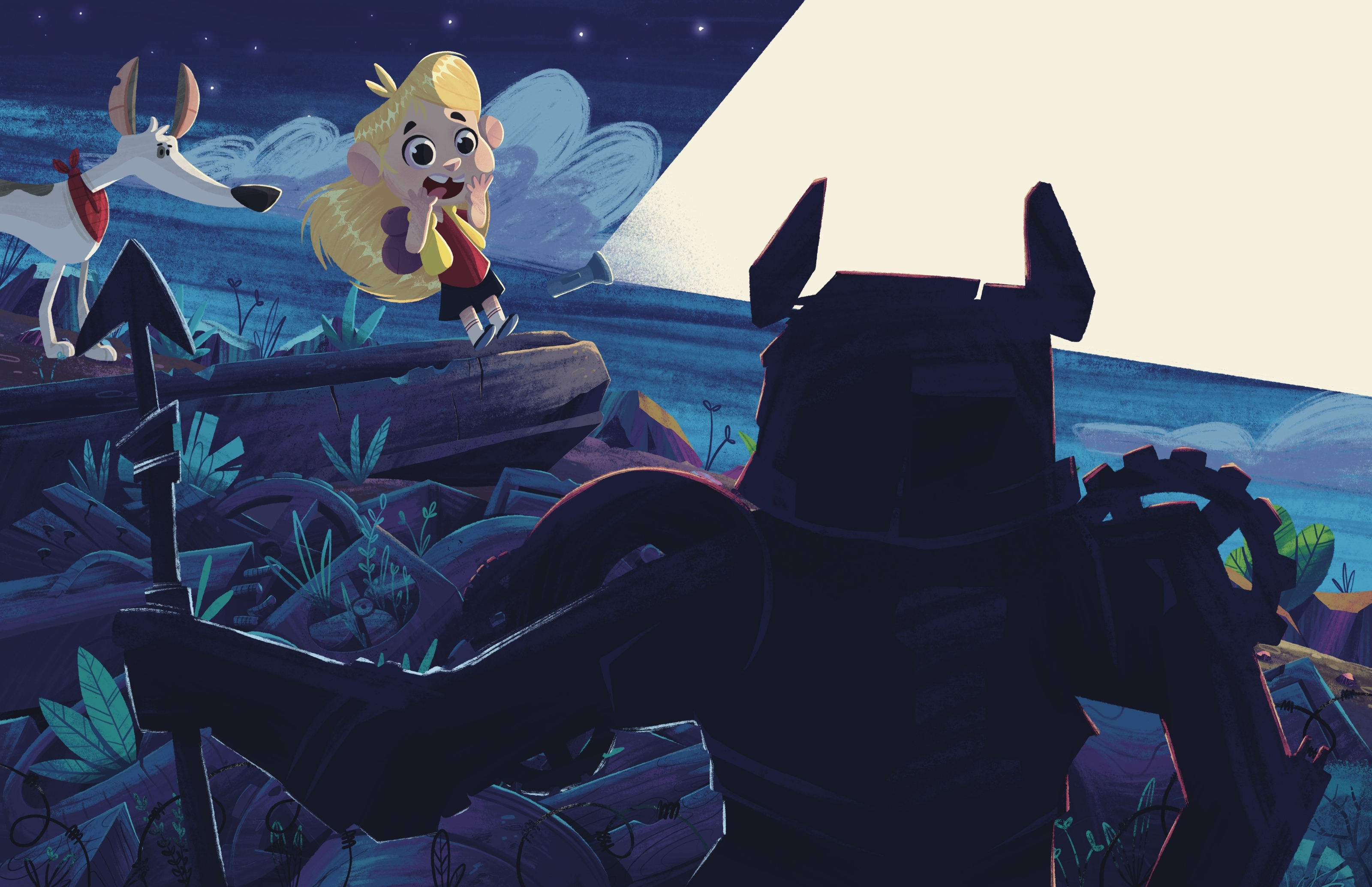 My Trusty Flashlight (Детская книга) — Изображение №15 — Иллюстрация на Dprofile