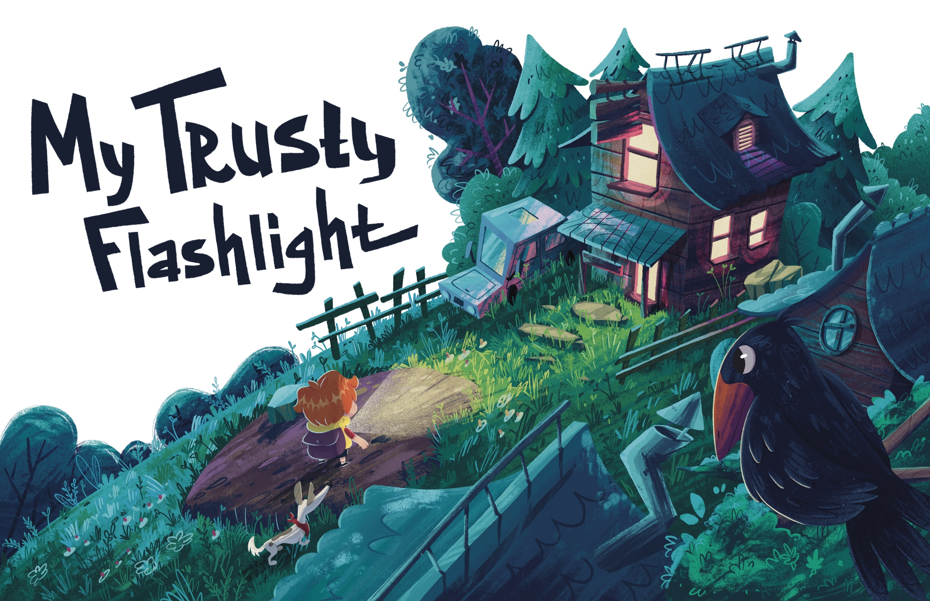 My Trusty Flashlight (Детская книга) — Изображение №1 — Иллюстрация на Dprofile
