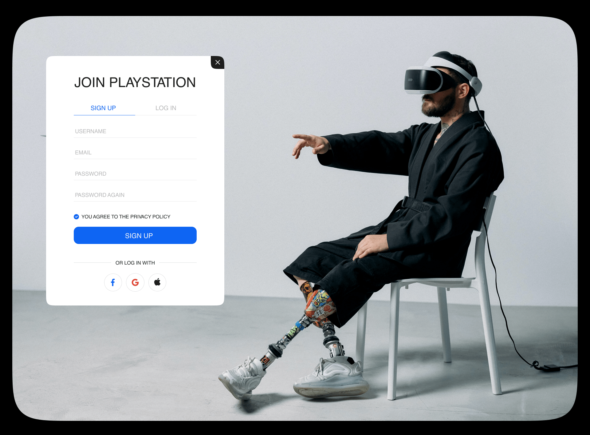 Playstation VR редизайн сайта — Изображение №9 — Интерфейсы на Dprofile