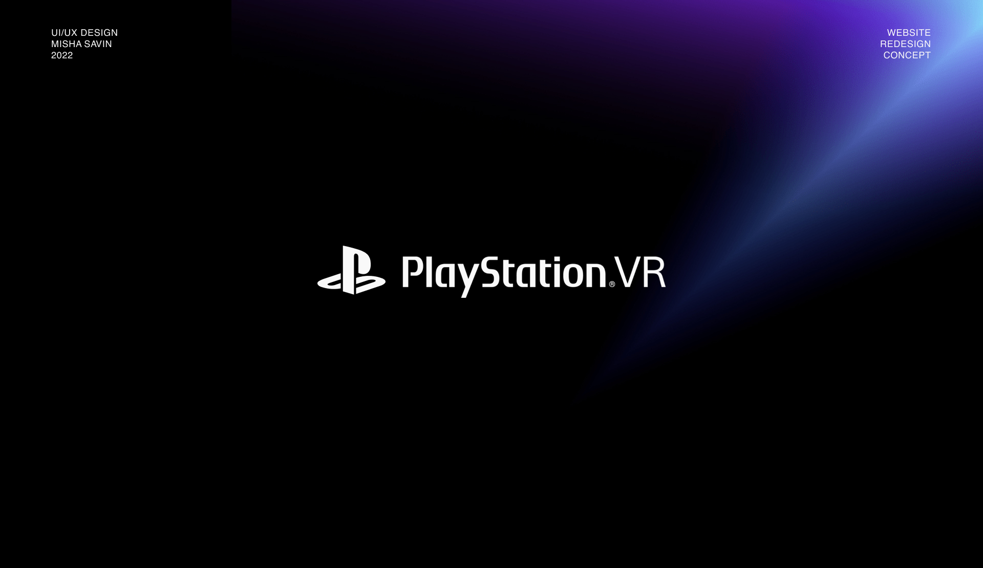 Playstation VR редизайн сайта — Изображение №1 — Интерфейсы на Dprofile
