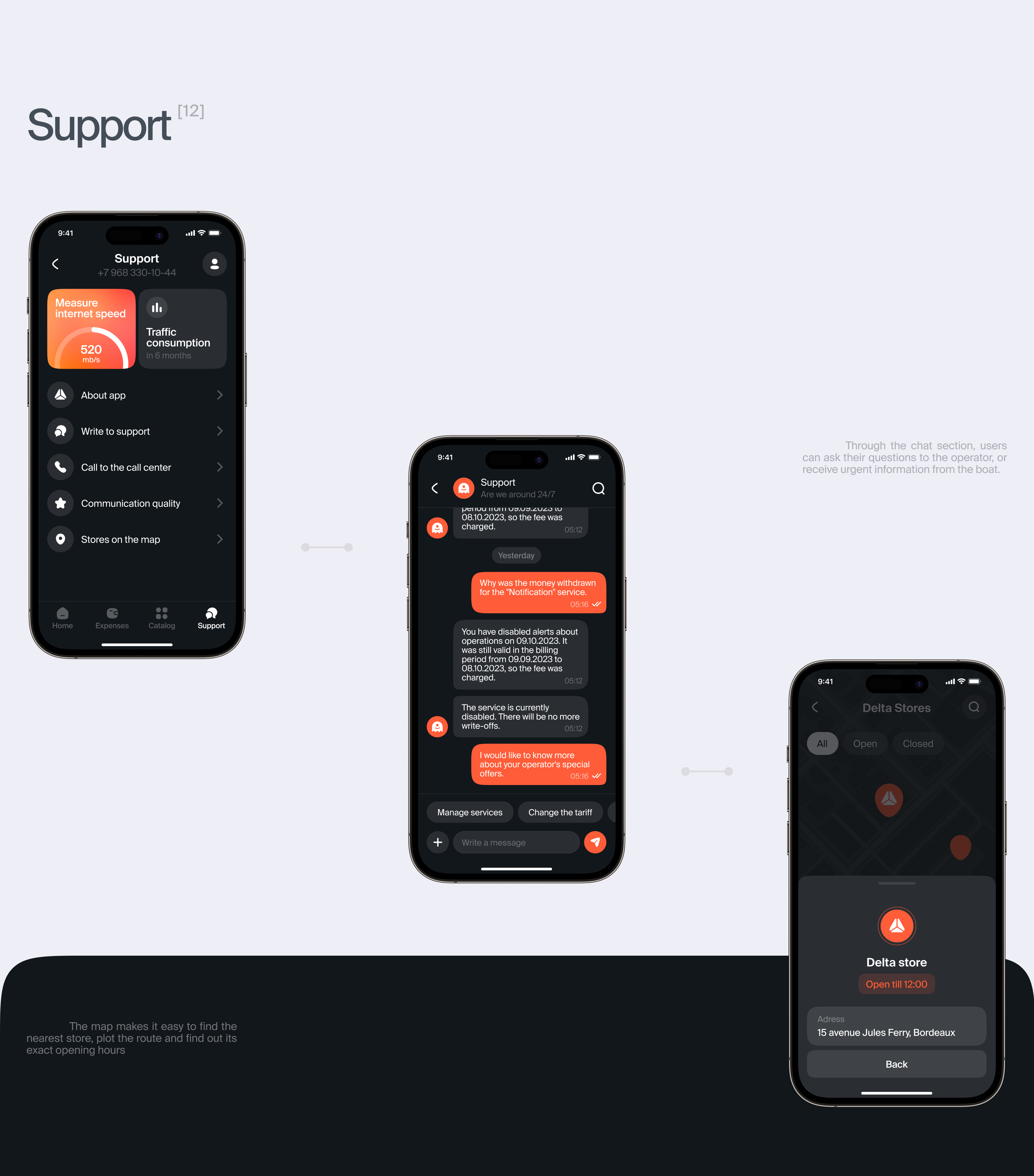 Delta. Telecom Mobile Application — Изображение №15 — Интерфейсы на Dprofile