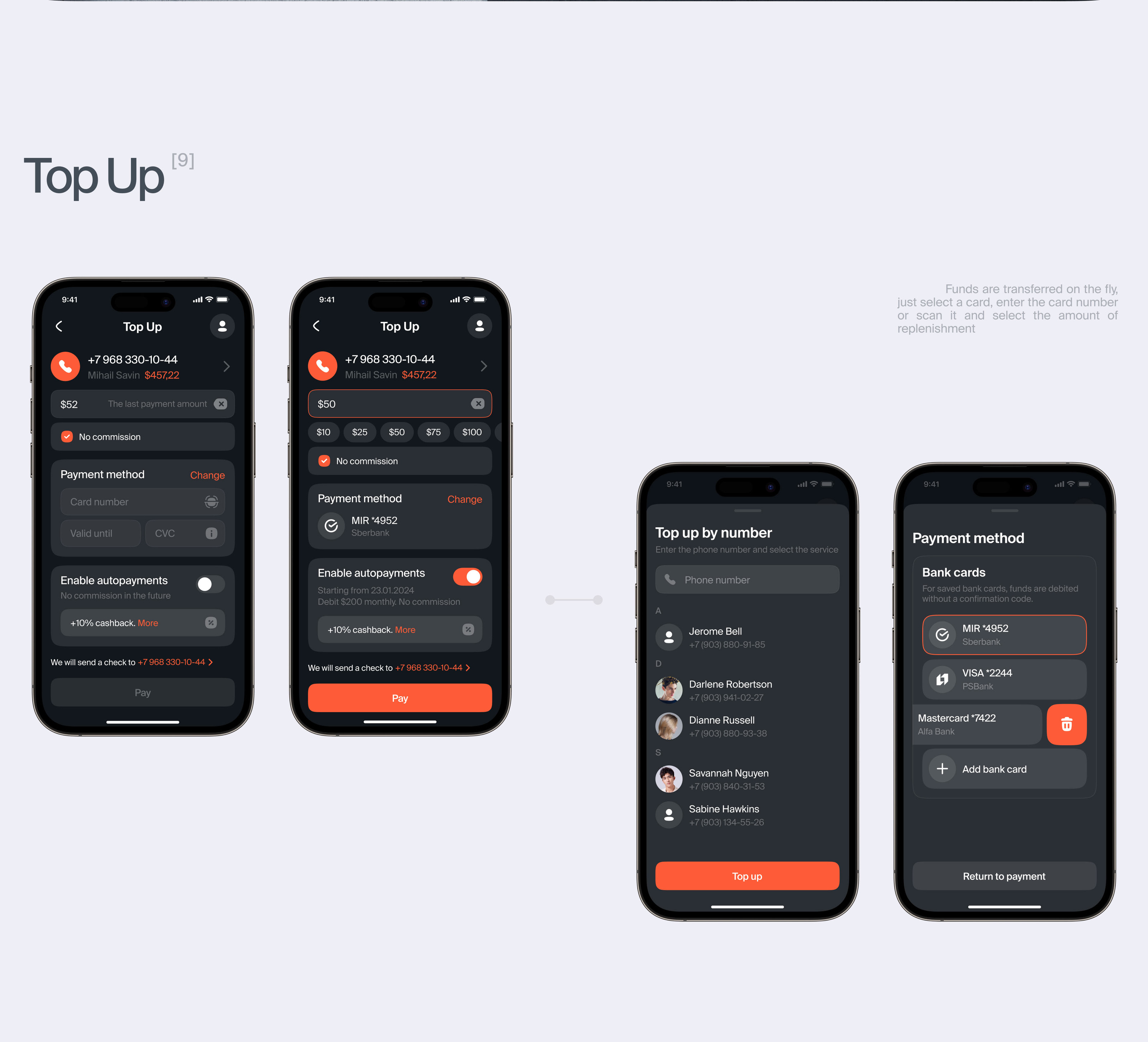 Delta. Telecom Mobile Application — Изображение №10 — Интерфейсы на Dprofile